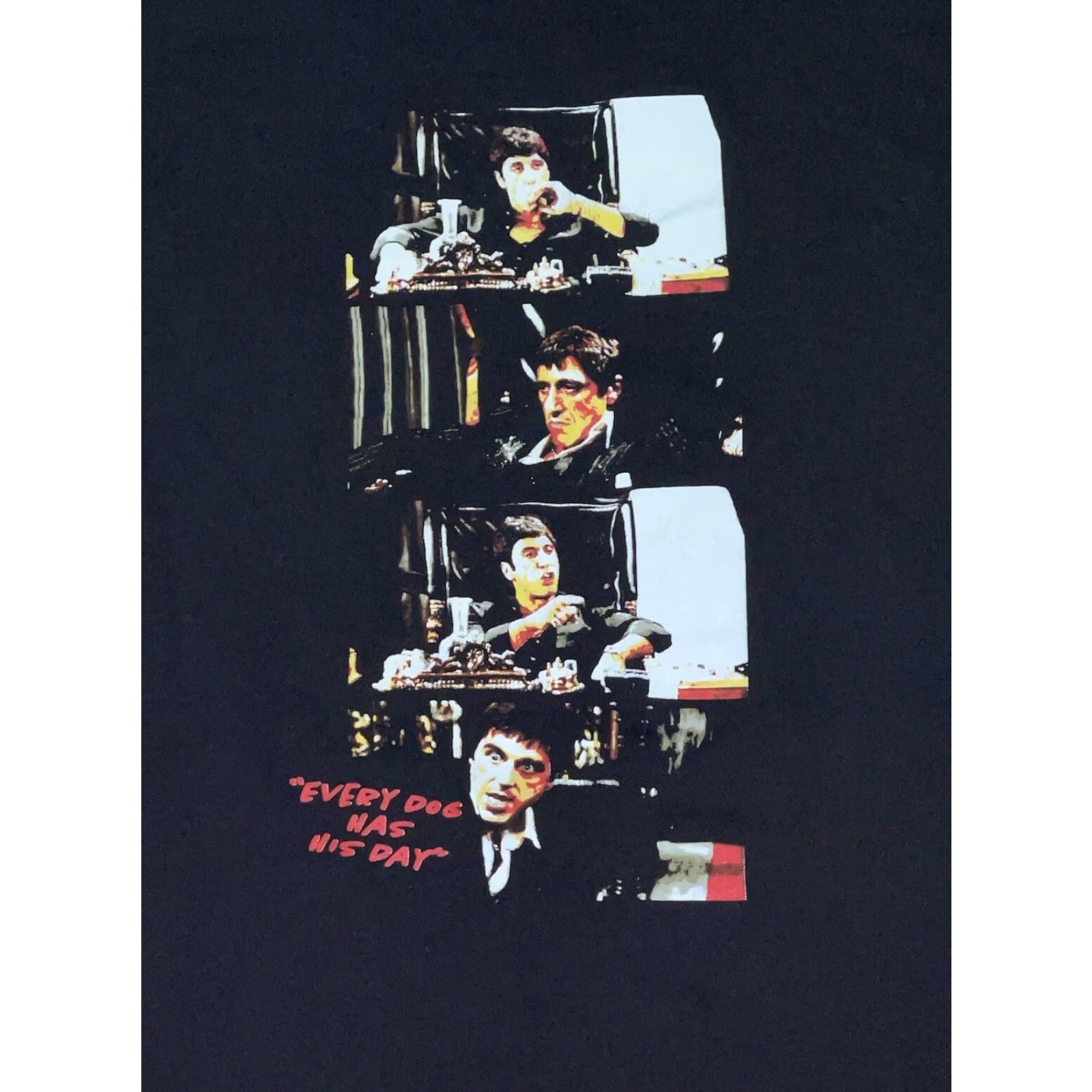 Vintage Scarface Dog Black T-Shirt M Men Size US M / EU 48-50 / 2 - 5 Thumbnail