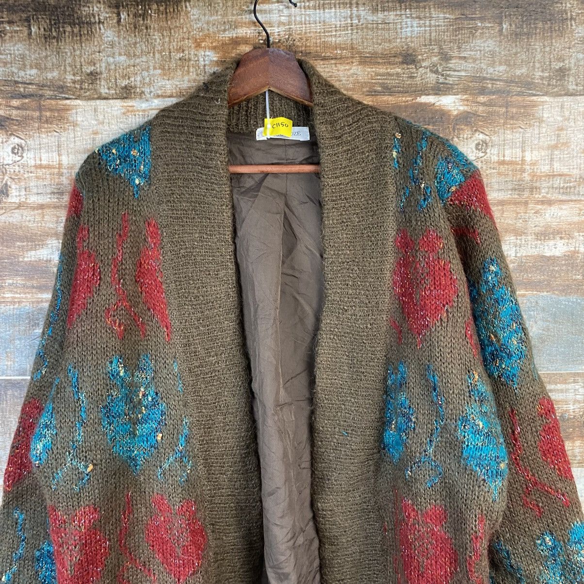Other DL Anjoue Roze Brown Cardigan Knitwear #C1150 Size XL / US 12-14 / IT 48-50 - 5 Thumbnail
