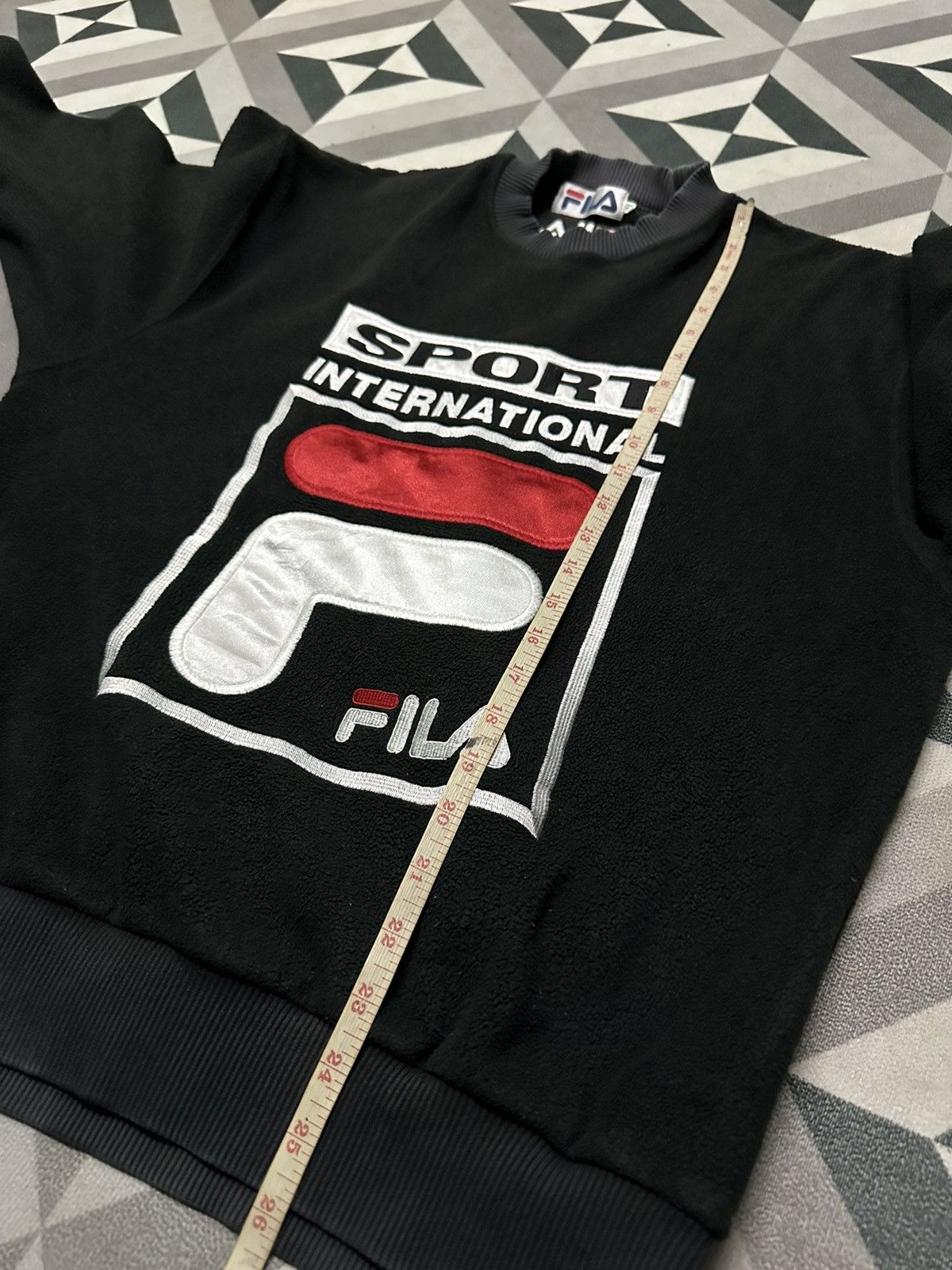 Fila Fila big logo sweatshirt Size US M / EU 48-50 / 2 - 11 Thumbnail