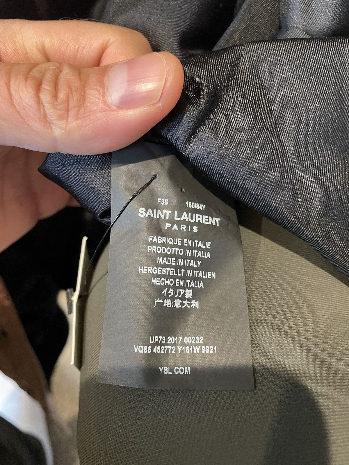 Saint Laurent Paris Bomber Jacket w/ Tags Size US S / EU 44-46 / 1 - 6 Thumbnail