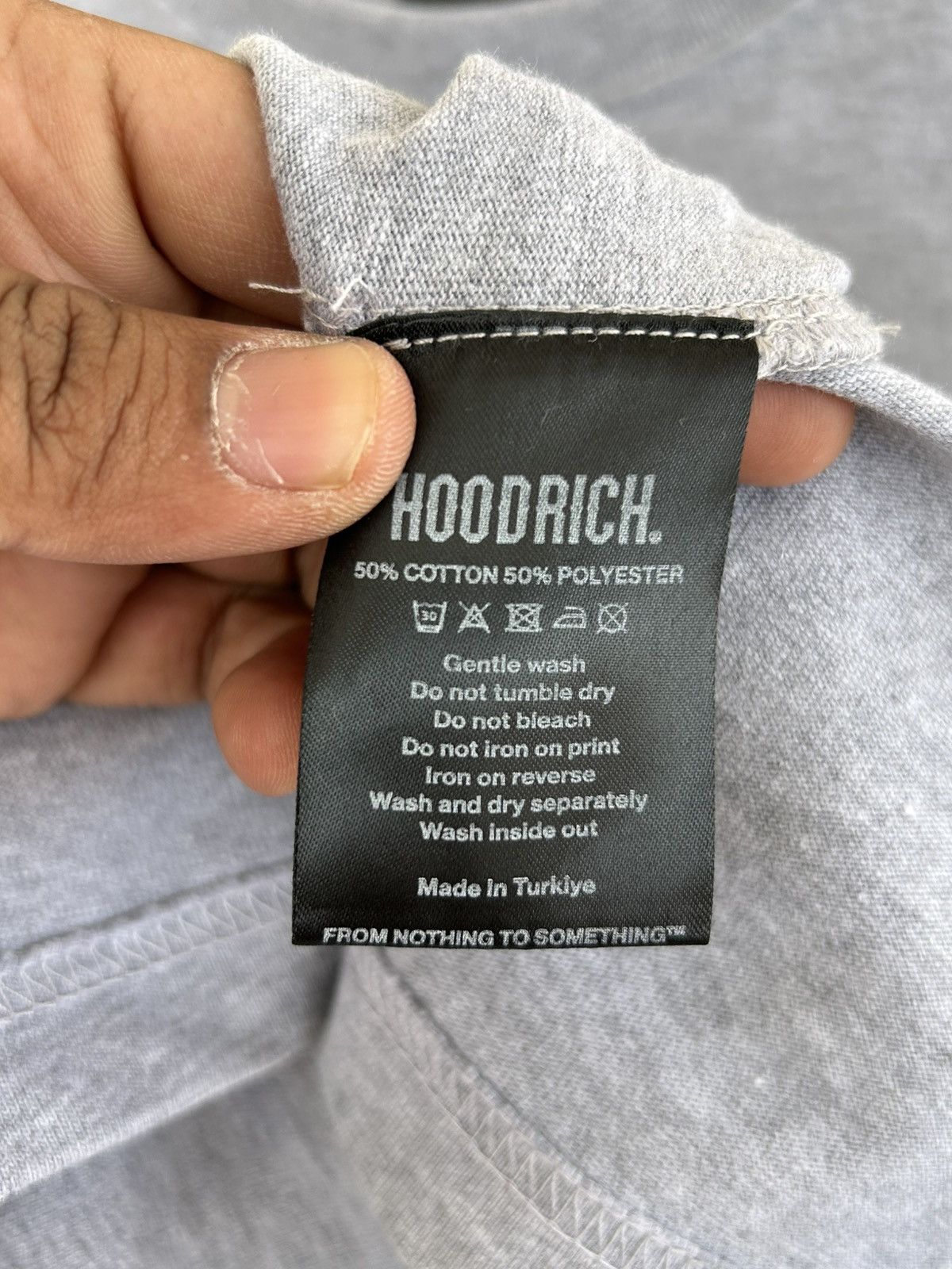 Hoodrich Hoodrich FNTS Gray Tee Spellout Size US M / EU 48-50 / 2 - 7 Thumbnail