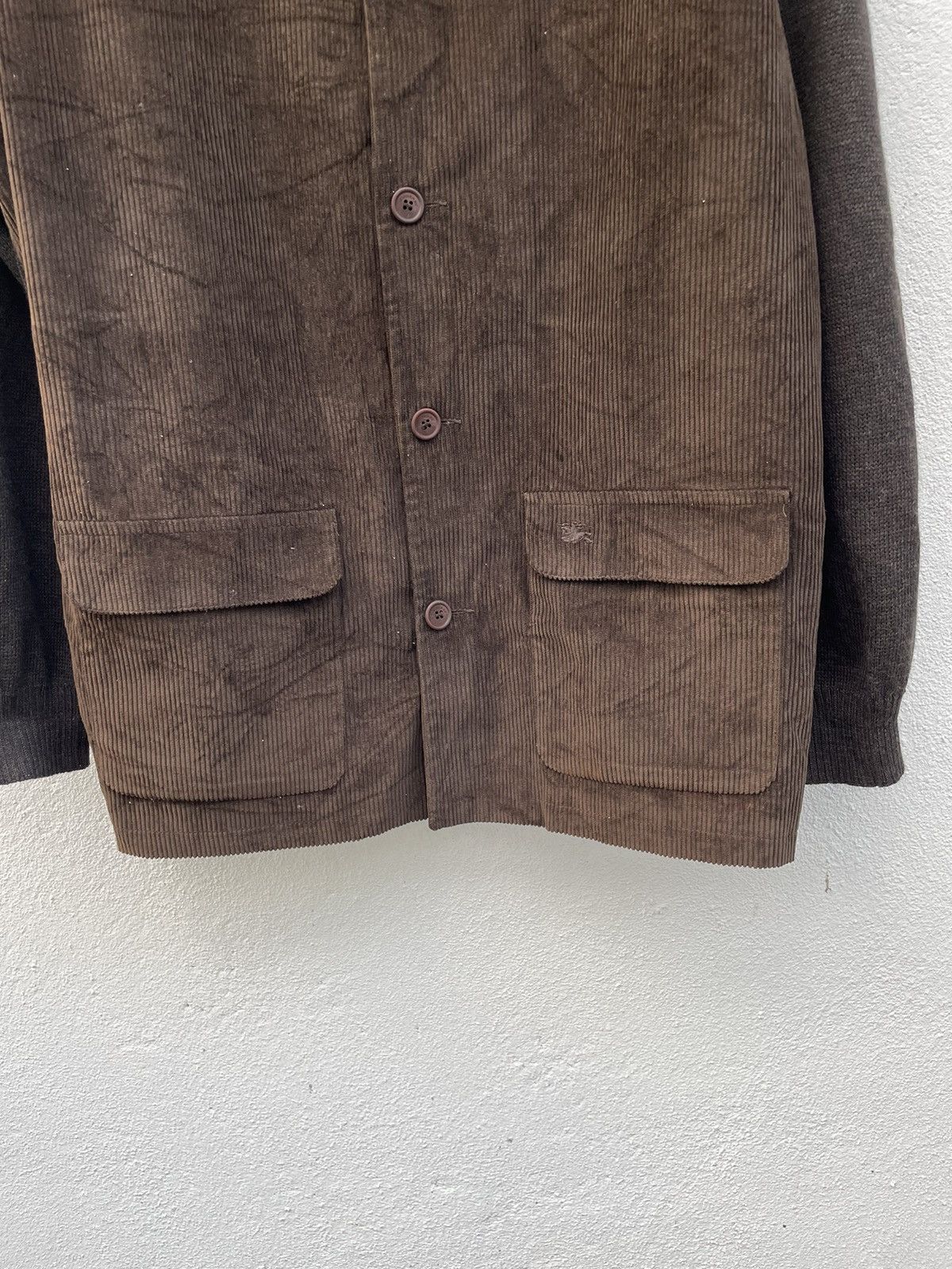Burberry Burberry London Corduroy Wool Jacket Size US M / EU 48-50 / 2 - 3 Thumbnail