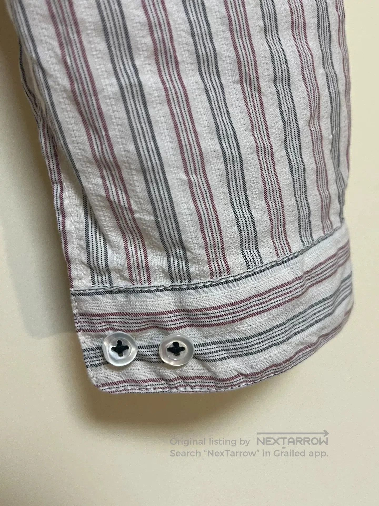 Geoffrey B. Small Geoffrey B.Small Red White Blue Striped Shirt. Size US L / EU 52-54 / 3 - 8 Thumbnail