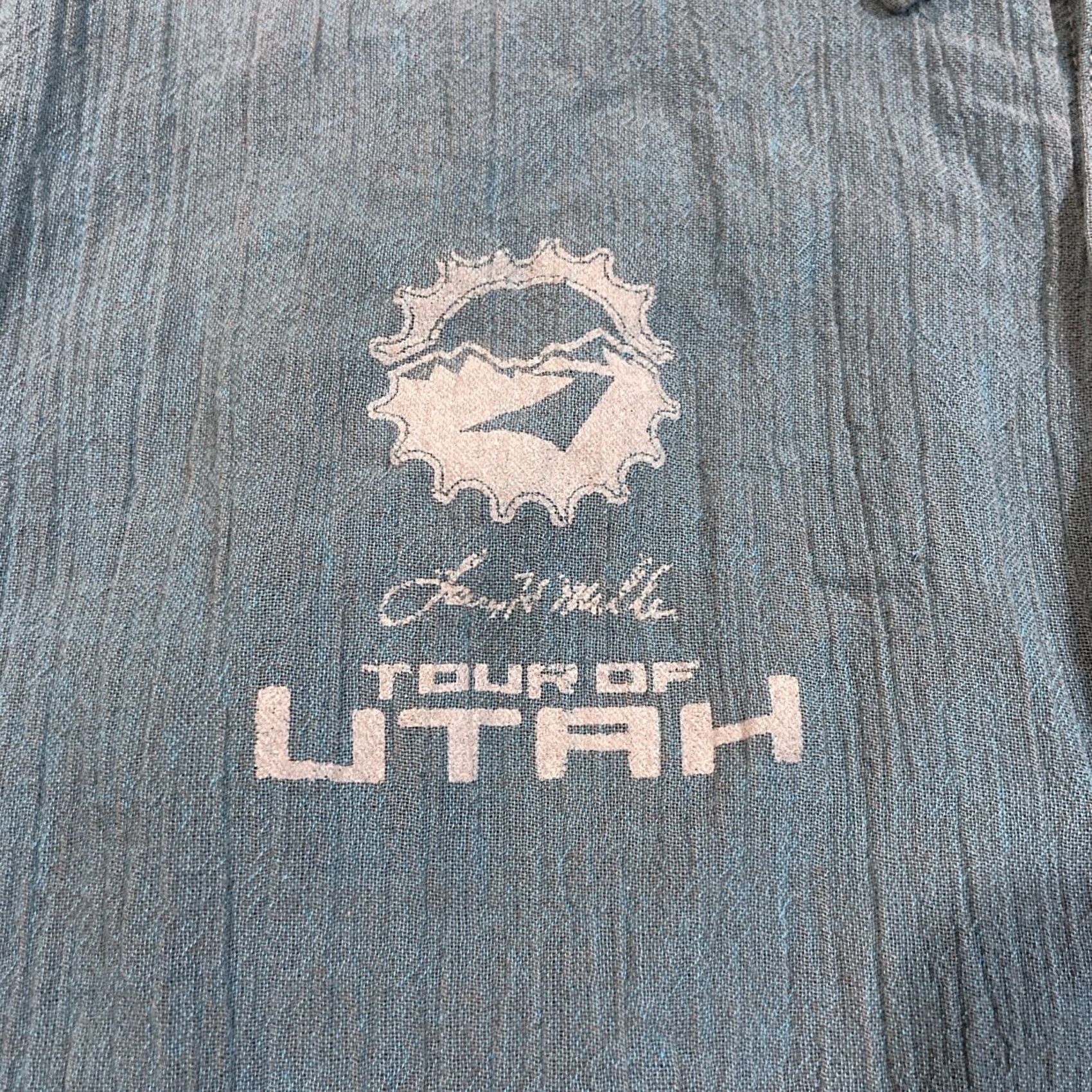 Vintage Kuhl Button-Up Shirt Tour of Utah Embroidery EUC Blue L Mens Short Sleeve Pocketed Regular Fit Button-Up Shirt Size US L / EU 52-54 / 3 - 2 Thumbnail