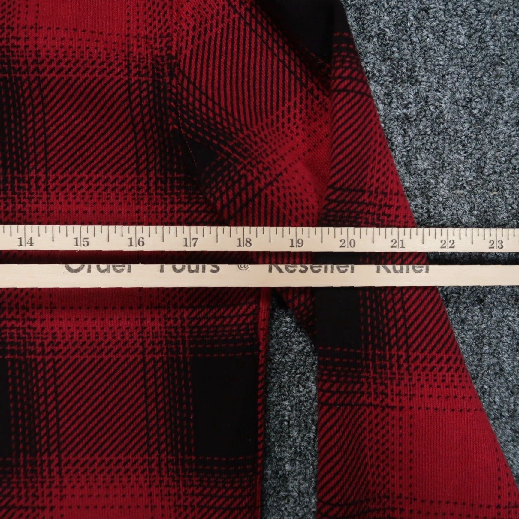 Polo Ralph Lauren Polo Ralph Lauren Sweater Pullover Men XS Red Buffalo Plaid 1/4 Zip Mock Neck Knit Size US XS / EU 42 / 0 - 5 Thumbnail
