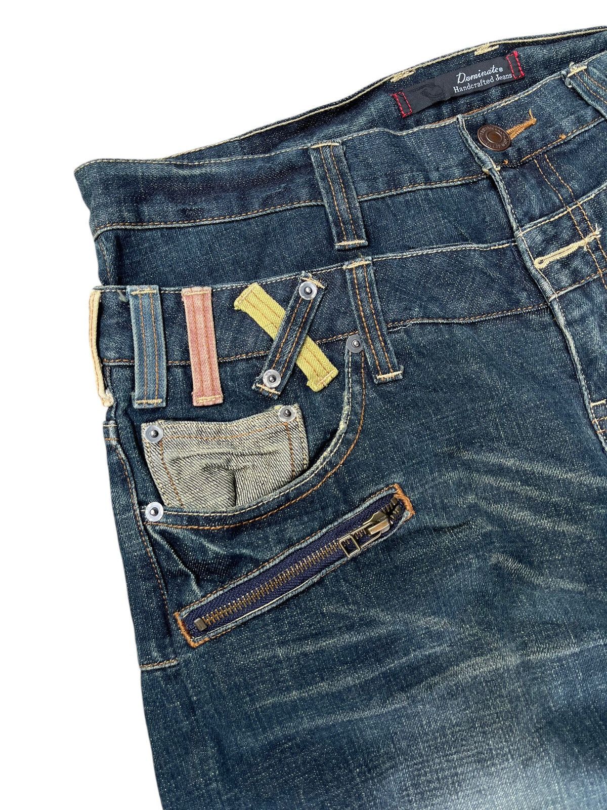 Japanese Brand Dominate double waist jeans Size US 34 / EU 50 - 4 Thumbnail