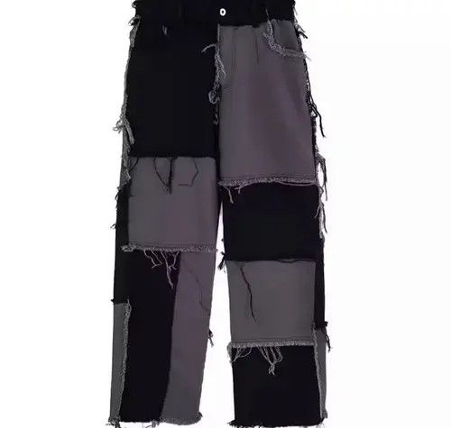 Vintage Patchwork denim jeans Size US 32 / EU 48 - 1 Thumbnail