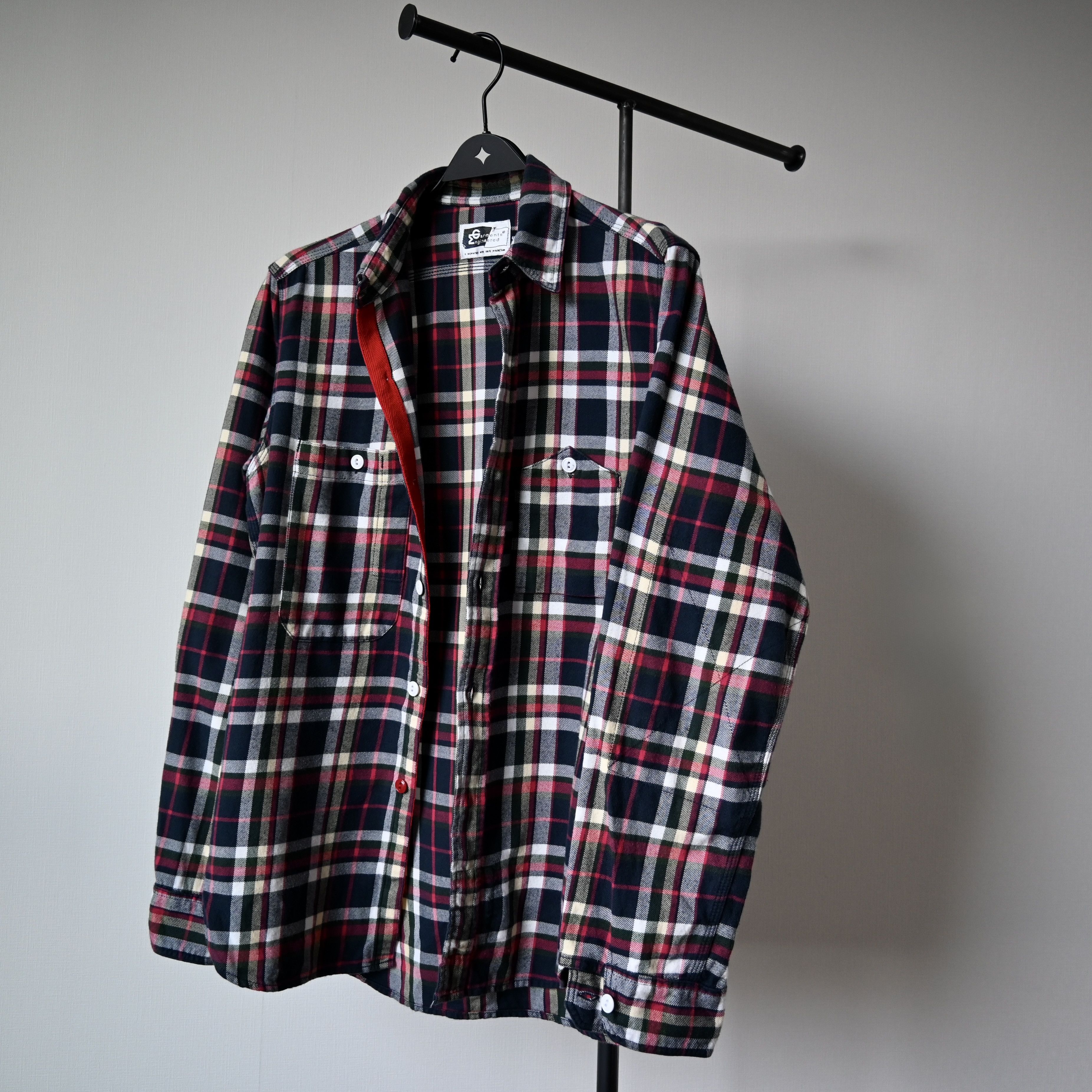 Engineered Garments VTG 2000s Engineered Garments flannel cotton work shirt Size US S / EU 44-46 / 1 - 1 Thumbnail