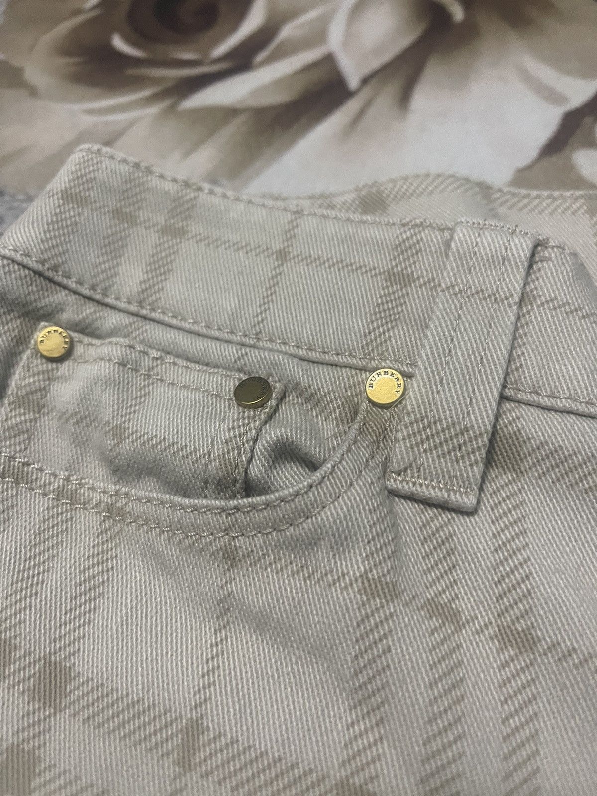Burberry Burberry London Pant Flare Size 31" - 3 Thumbnail