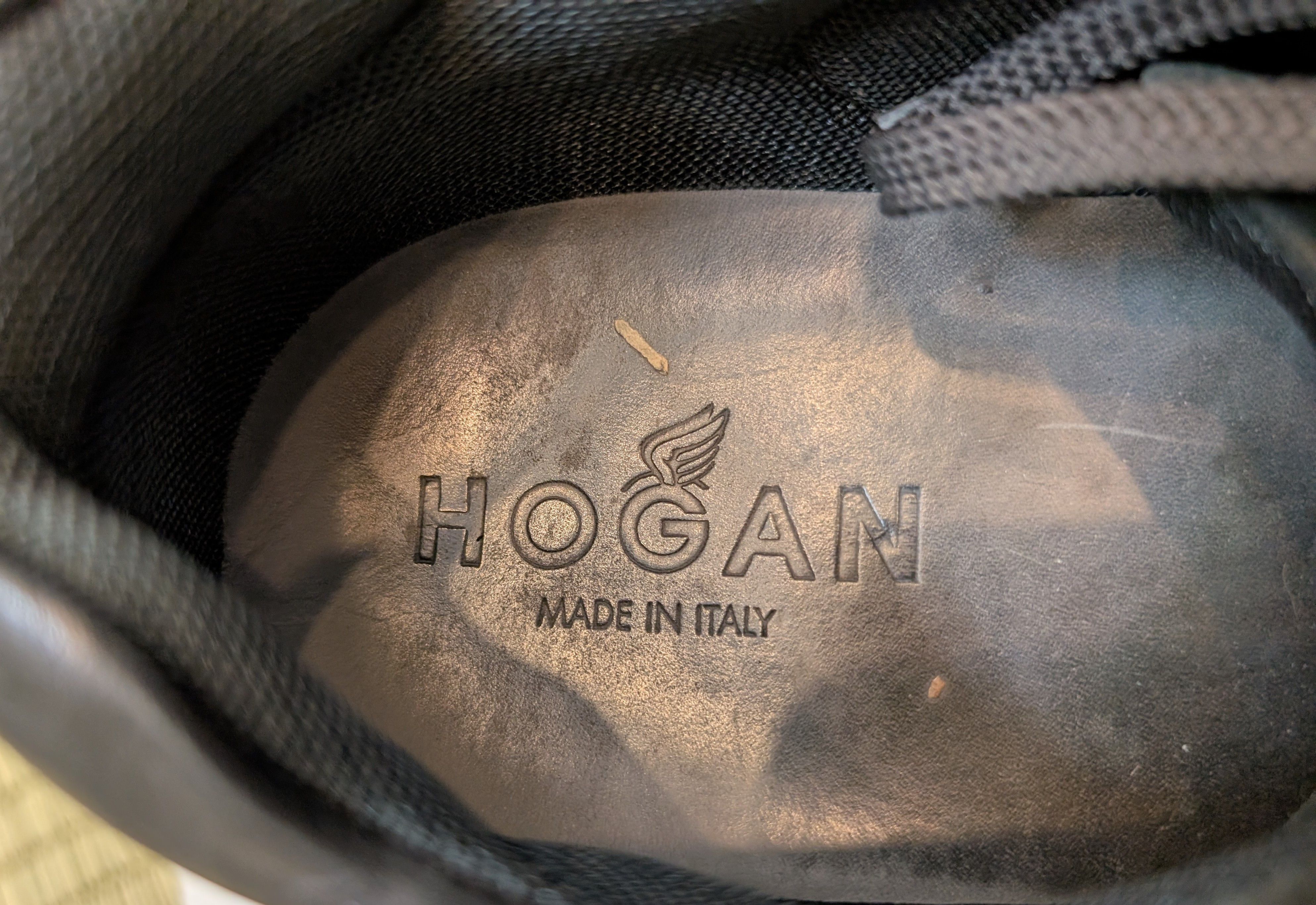 Hogan Hogan H198 Low Top Sneakers Leather Men's Size 9.5 (US 11) Size US 11 / EU 44 - 7 Thumbnail