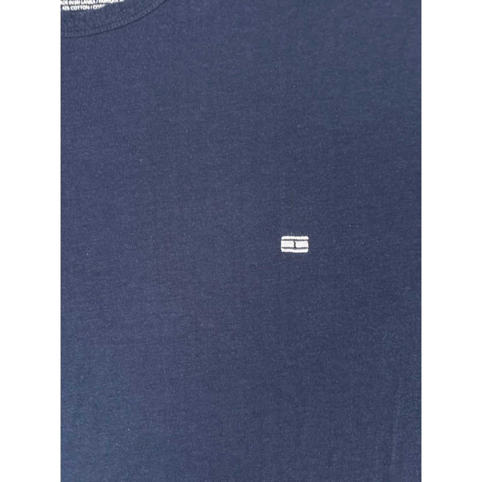 Tommy Hilfiger Tommy Hilfiger Shirt Adult Large Blue Short Sleeve 100% Cotton Crew Neck Logo Size US L / EU 52-54 / 3 - 6 Thumbnail