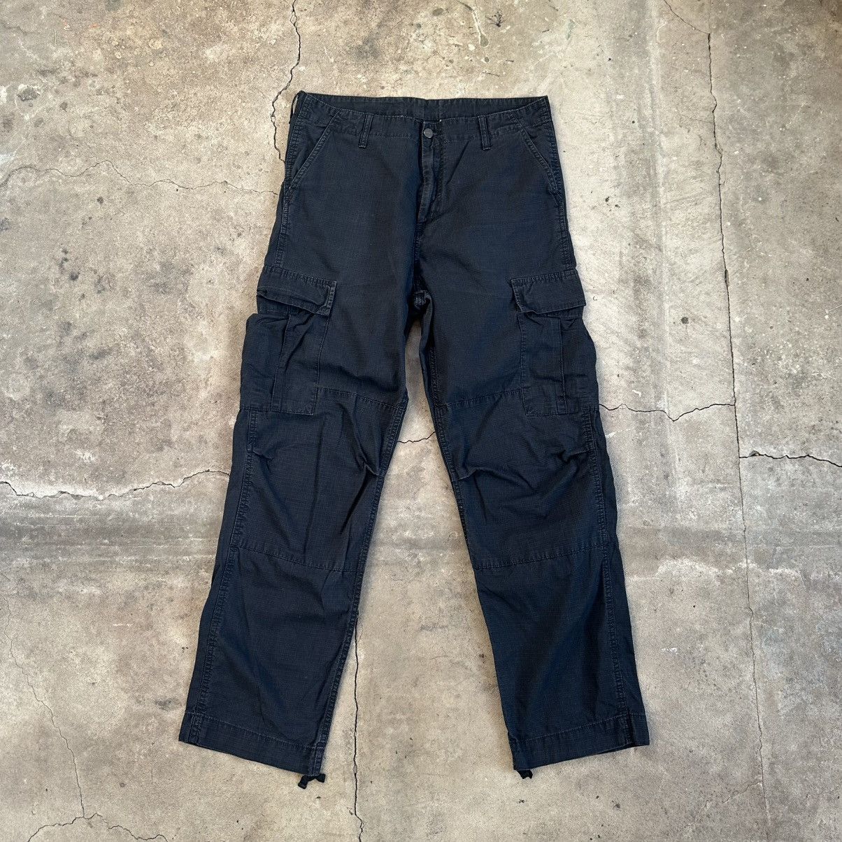 Carhartt Carhartt WiP Cargo regular Pants Black Multipocket Size US 34 / EU 50 - 3 Thumbnail