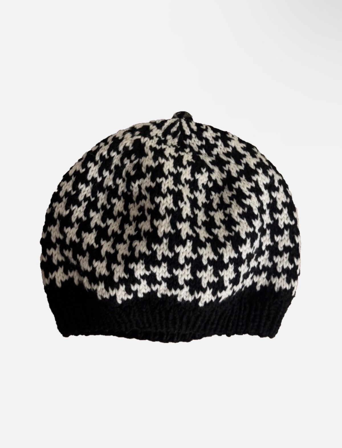 Chrome Hearts Chrome Hearts Houndstooth Beanie Cross Patch Size ONE SIZE - 6 Thumbnail