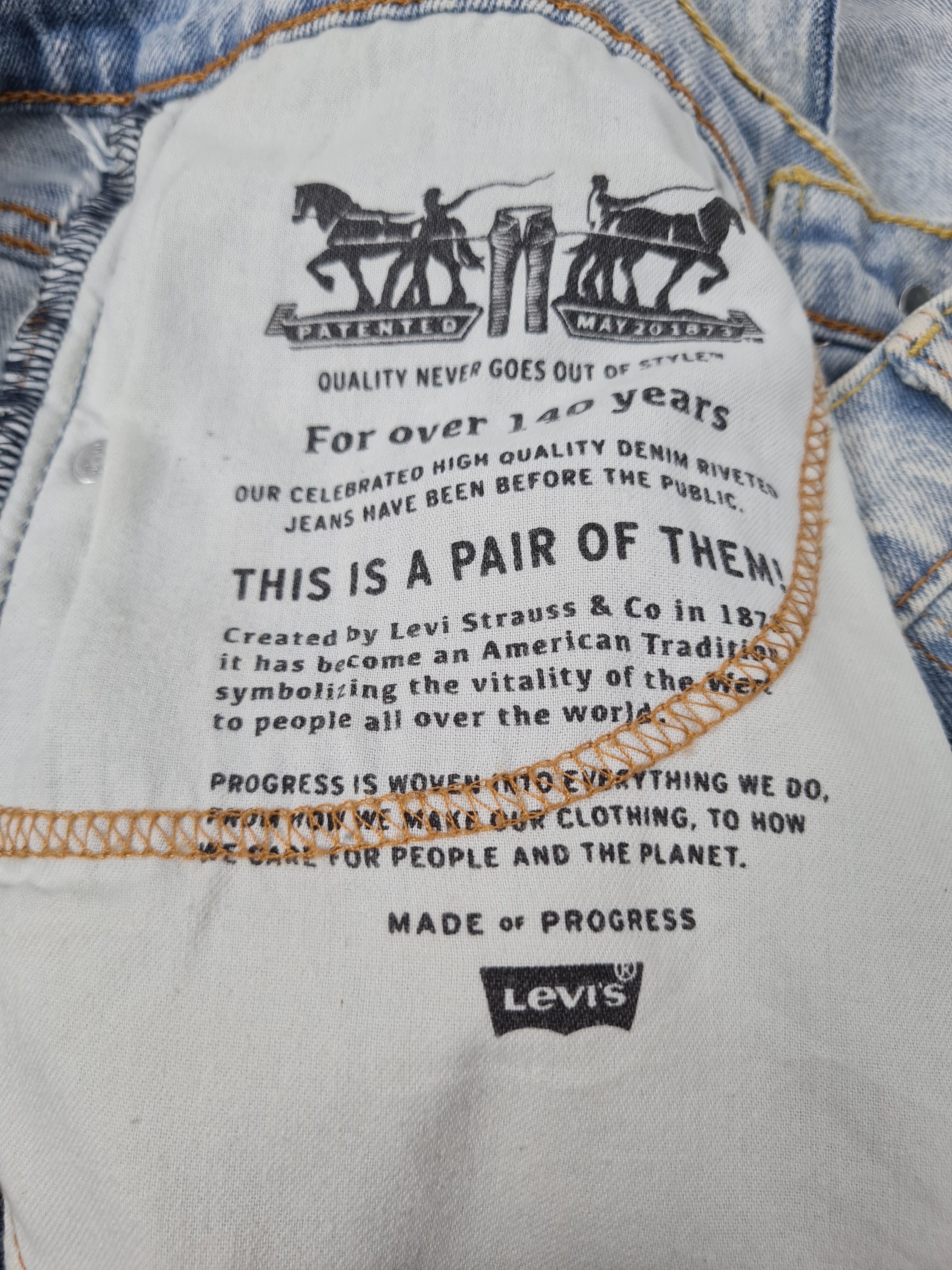 Levi's LEVIS 512 Faded Cropped Slim Fit Jeans L0353 Size 31X28.5 Size US 31 - 11 Thumbnail