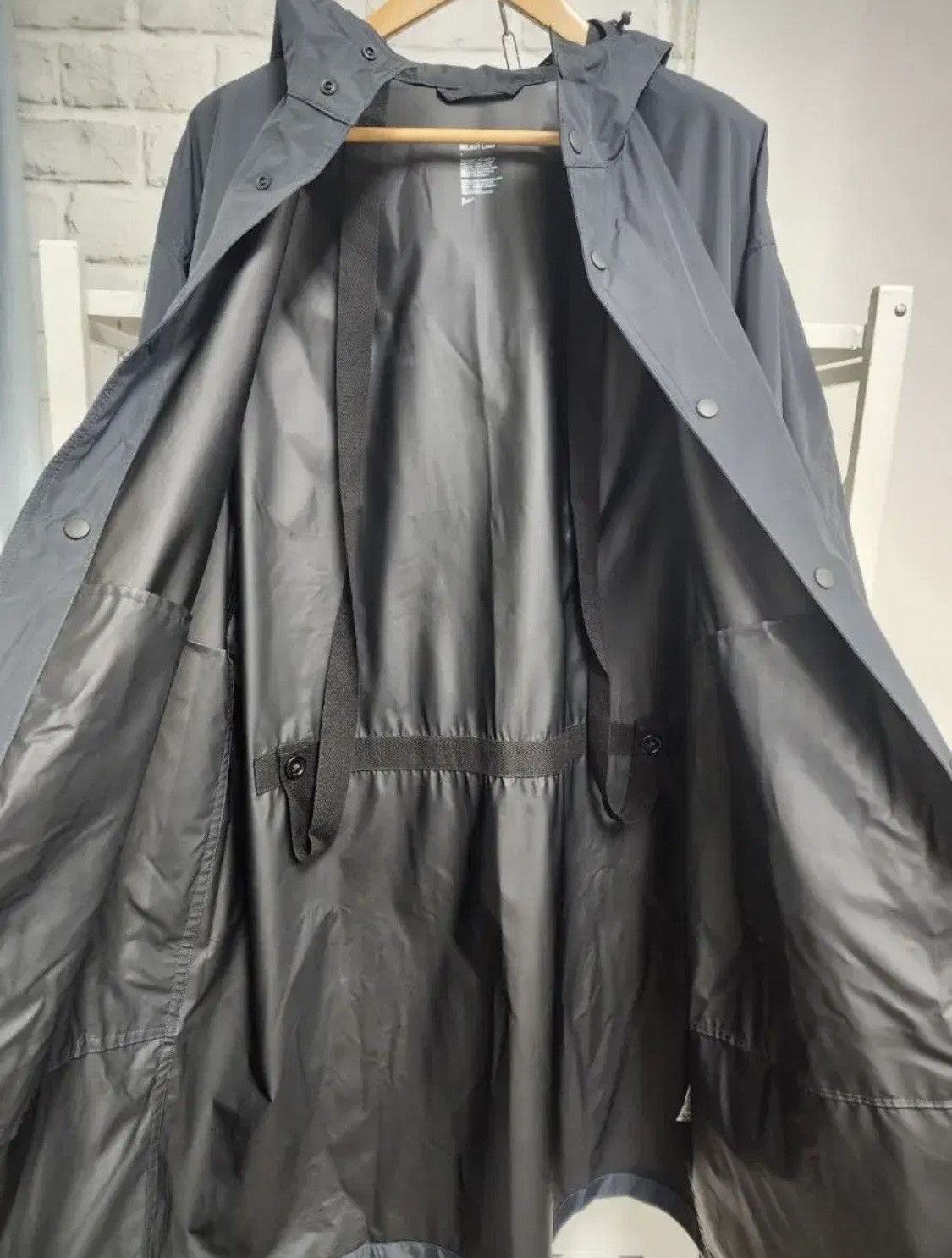 Helmut Lang Helmut Lang Hooded Rain Coat Size US L / EU 52-54 / 3 - 6 Thumbnail
