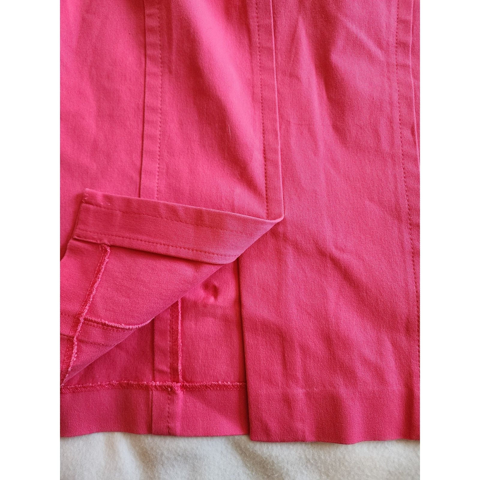 Banana Republic Banana Republic Pink Stretch Sheath Dress 2P Barbiecore Size XS / US 0-2 / IT 36-38 - 8 Thumbnail