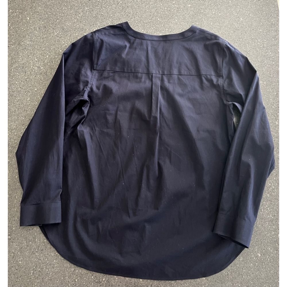 Robert Talbott Talbots dress navy blue blouse size L Size L / US 10 / IT 46 - 5 Thumbnail