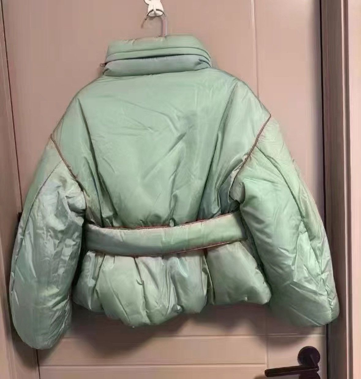 Gucci Gucci x Adidas Mint Green Puffer Jacket- Size XXS / US 00 / IT 34 - 2 Thumbnail