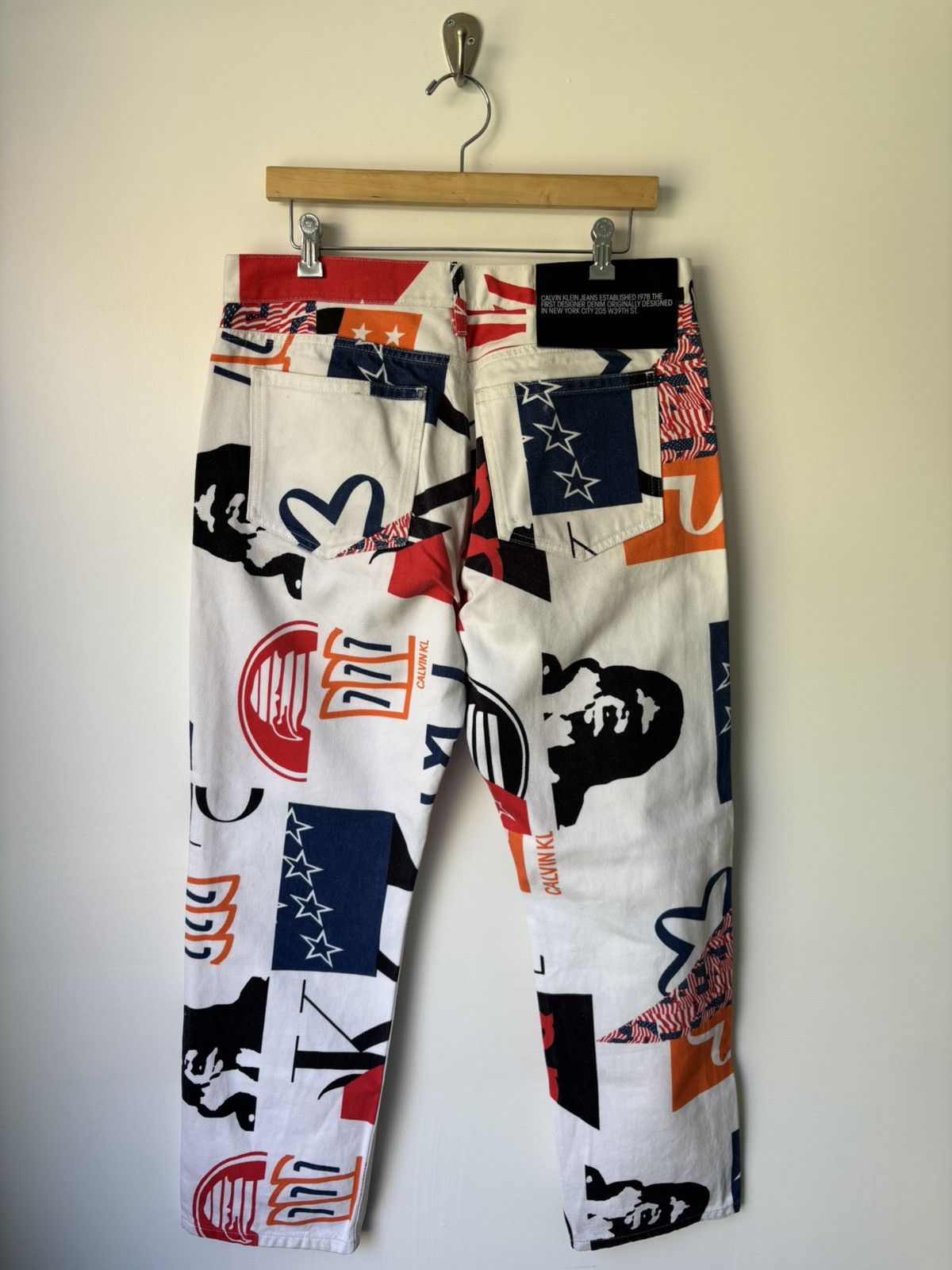 Calvin Klein 205W39NYC Calvin Klein 209W39NYC Printed Denim Size US 33 - 2 Thumbnail