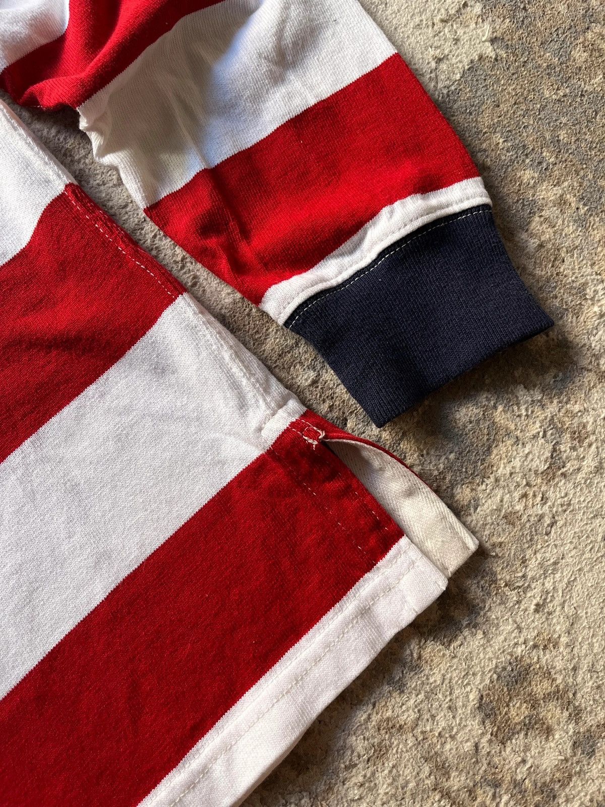 Polo Ralph Lauren Polo Ralph Lauren Sz S Vintage 2000s Rugby Shirt Small Pony Size US S / EU 44-46 / 1 - 8 Thumbnail