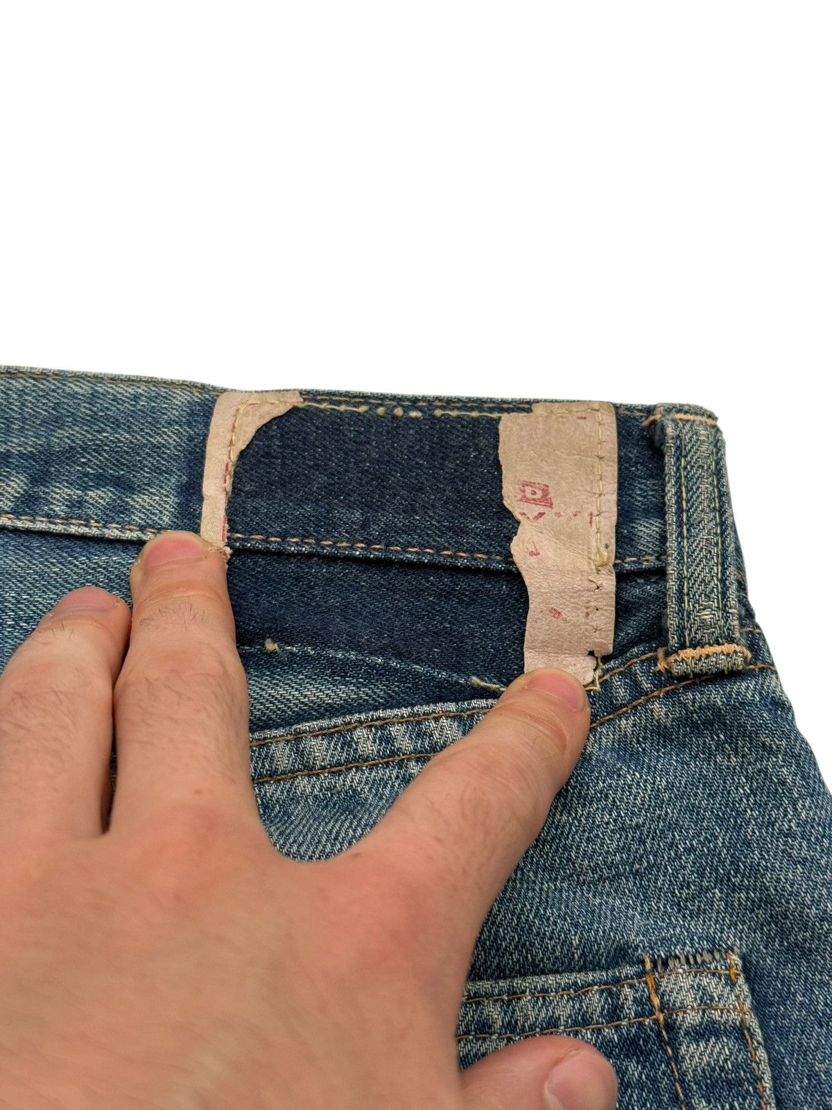 Levi's RARE OG 1960’s Big E Levi’s 501 Oil Splash Selvedge Denim Size US 38 / EU 54 - 20 Thumbnail