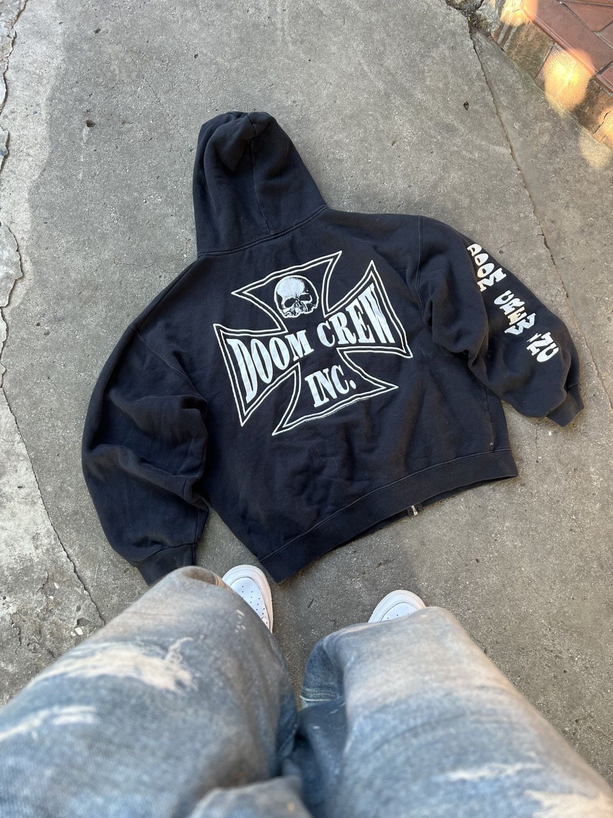 Band Tees 2005 VINTAGE BLACK LABEL SOCIETY DOOM CREW INC ZIP HOODIE Size US XL / EU 56 / 4 - 6 Thumbnail