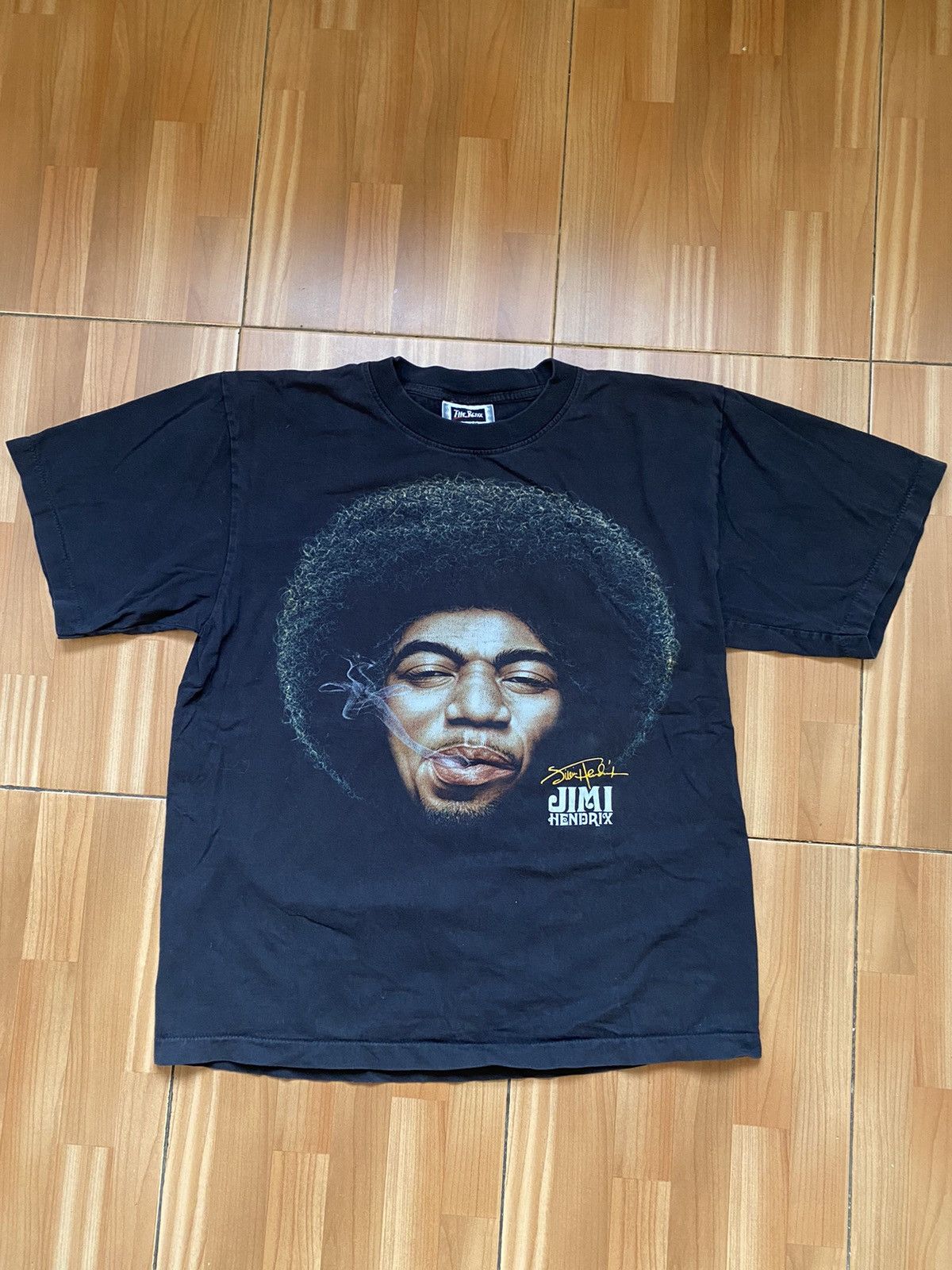 Jimi Hendrix × Vintage Jimi Hendrix Vintage Black T Shirt Size L Size US L / EU 52-54 / 3 - 1 Thumbnail