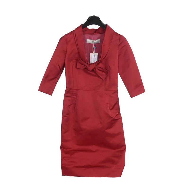 Valentino Valentino Red Short Dress Size US M / EU 48-50 / 2 - 1 Thumbnail