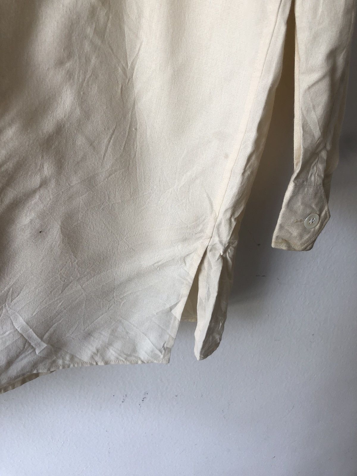 Yohji Yamamoto Pour Homme cream rayon shirt Size US M / EU 48-50 / 2 - 6 Thumbnail