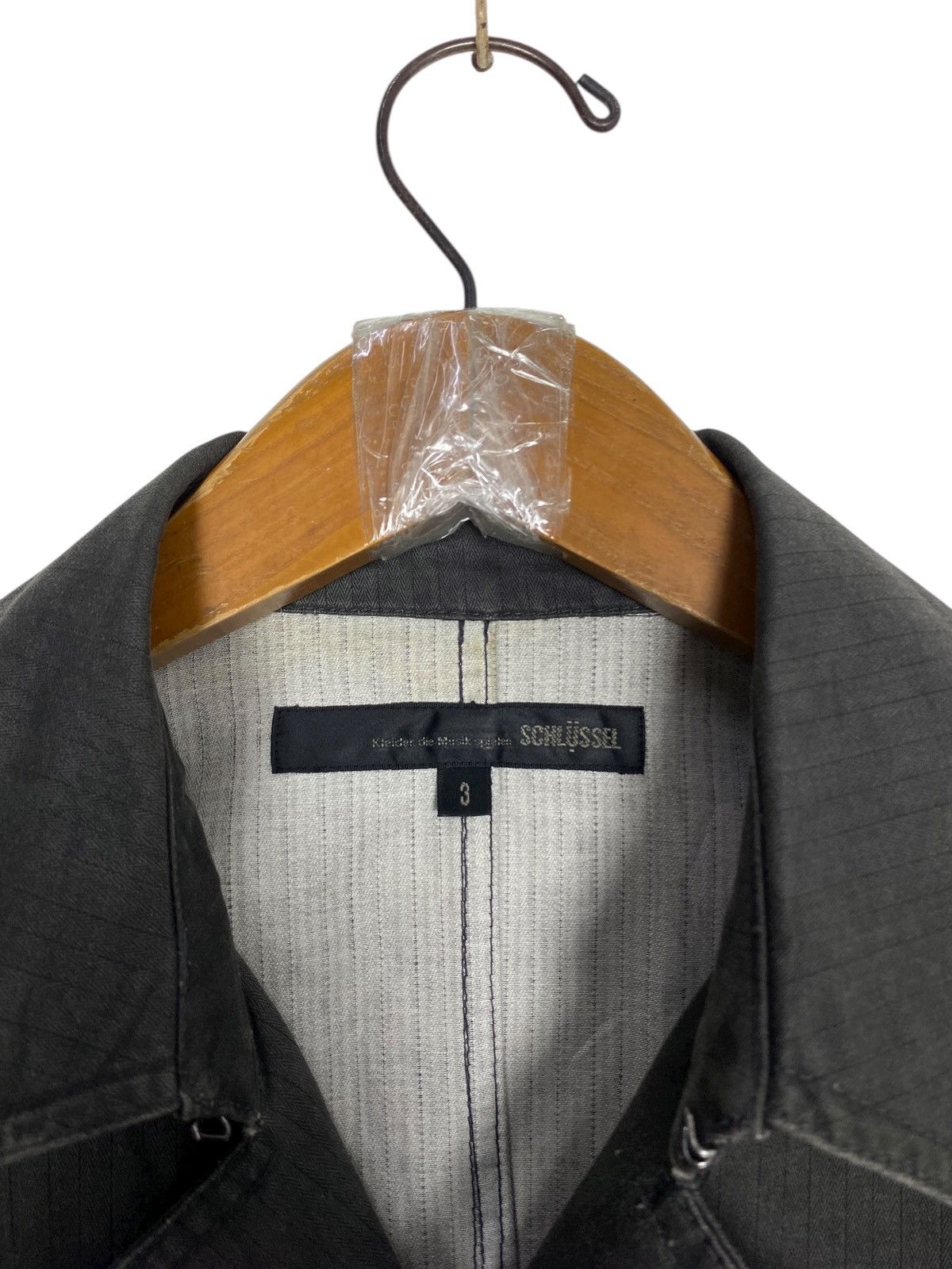 Schlussel Rare‼️ SCHUSSEL Denim Casual Jacket Double Collar Size US M / EU 48-50 / 2 - 5 Thumbnail
