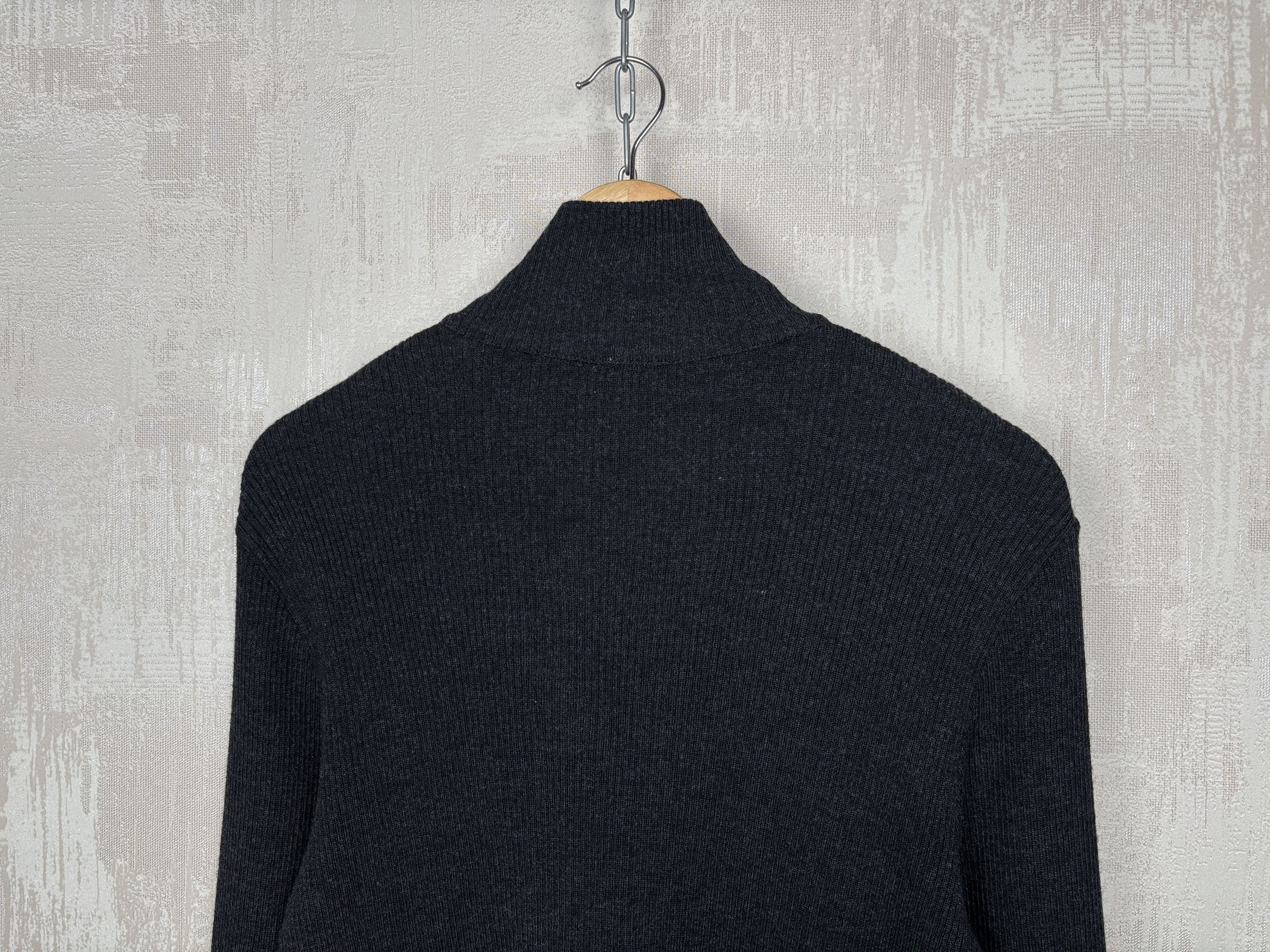 Dolce & Gabbana Vintage D&G Dolce & Gabbana Zip Ribbed Sweater Wool Blend Size US M / EU 48-50 / 2 - 17 Thumbnail