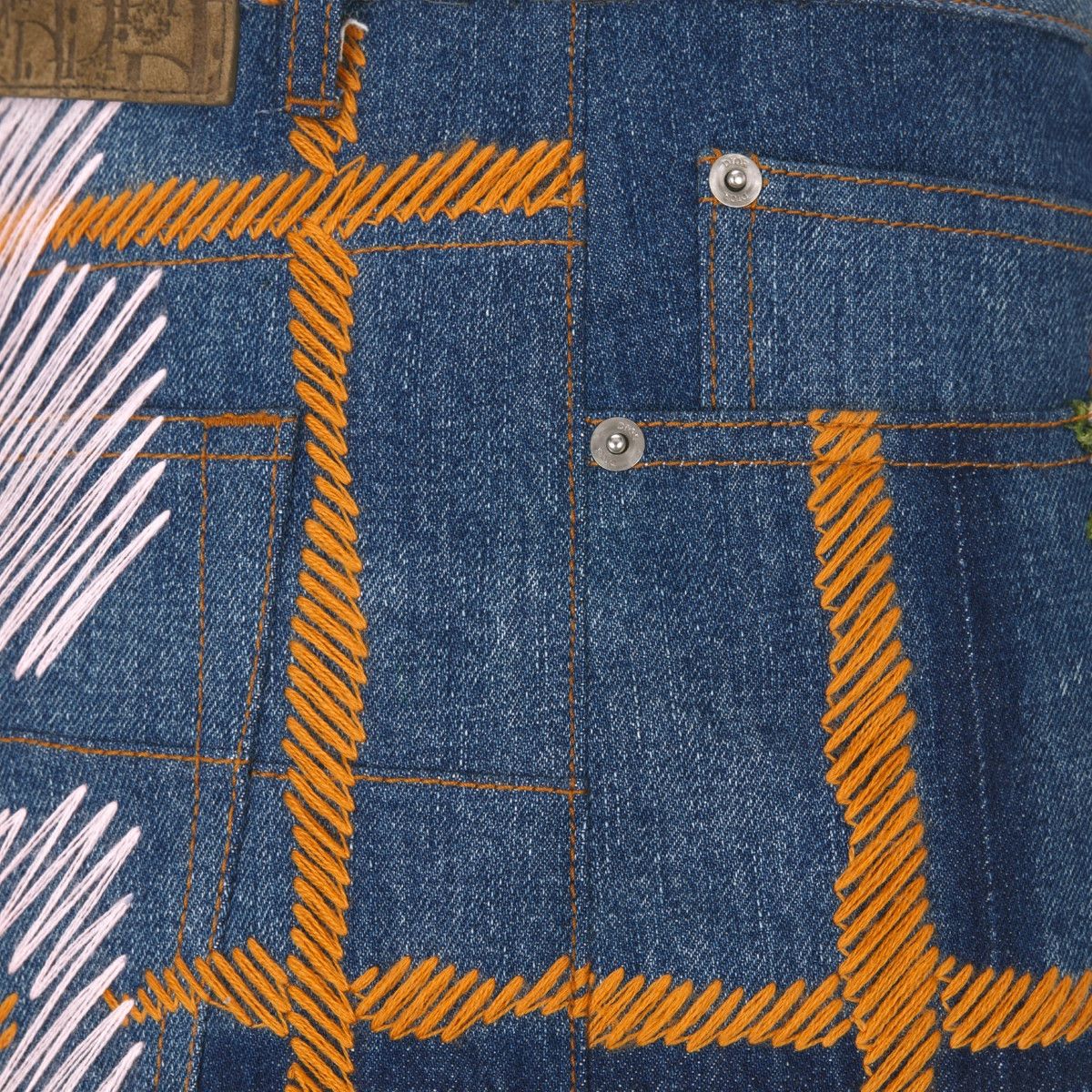 Dior o1bcso1str1224 Straight-Fit Jeans in Blue Size US 34 / EU 50 - 3 Thumbnail