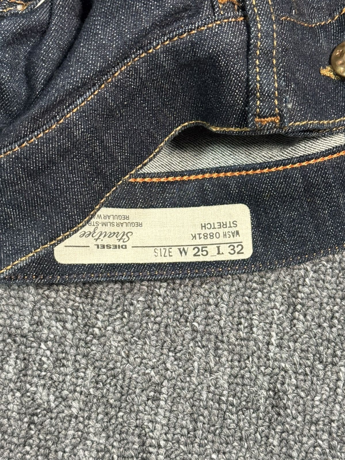 Diesel Diesel Straitzee Women’s Jeans W25 L32 Slim Straight Size 25" / US 0 / IT 36 - 10 Thumbnail