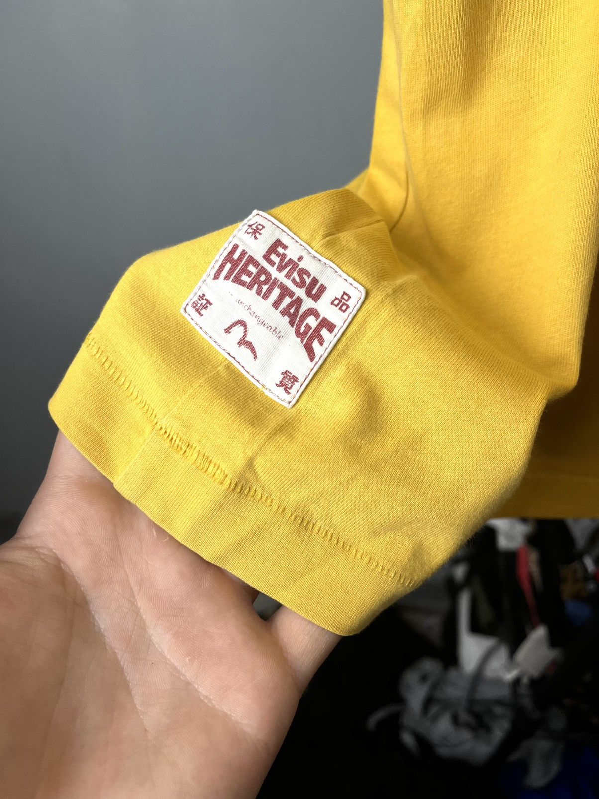 Evisu Rare Vintage Evisu Embroidered Logo Japanese T Shirt Size US XL / EU 56 / 4 - 5 Thumbnail