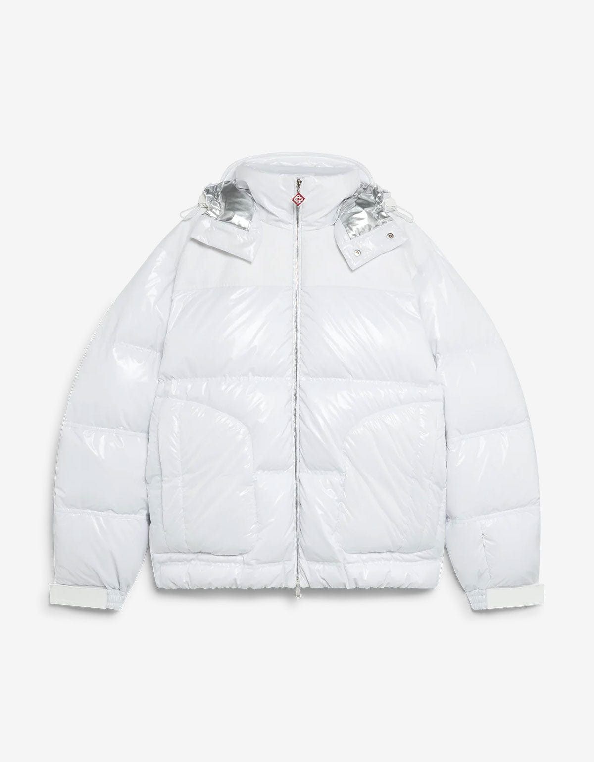 Casablanca White Nylon & Ripstop Puffer Jacket
