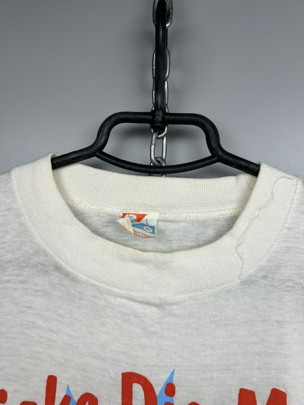 Cartoon Network × Vintage Vintage 90s Flinstones Fred T shirt Chicks Dig Mee Size US XL / EU 56 / 4 - 2 Thumbnail