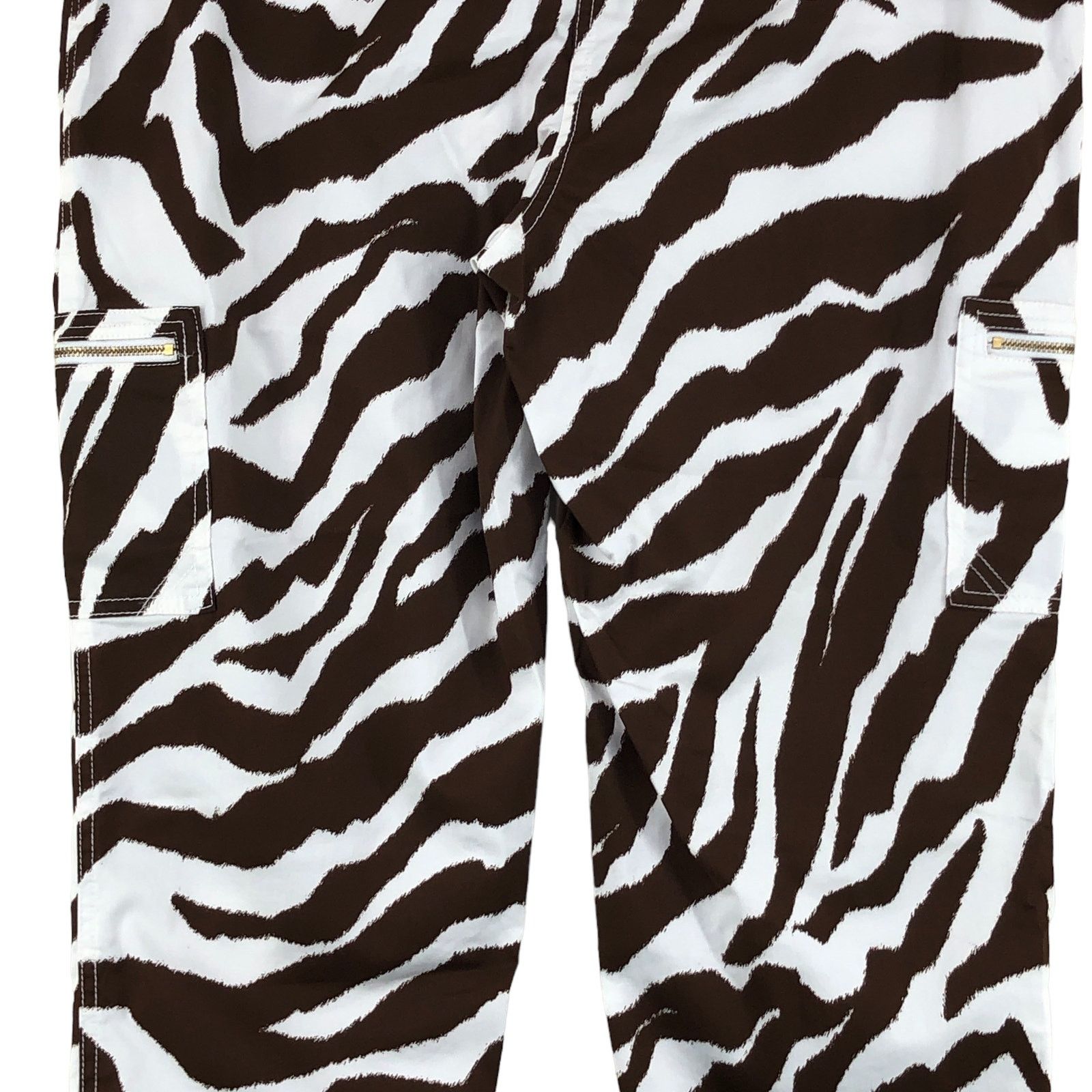Chicos Chicos Sz 1.5 US 10 M Utility Crop Pants Stretch Zebra NEW Size 34" / US 12 / IT 48 - 7 Thumbnail