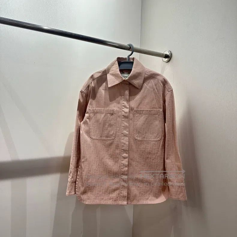Fendi Fendi Full-print double F monogram long-sleeved shirt Size XS / US 0-2 / IT 36-38 - 1 Thumbnail