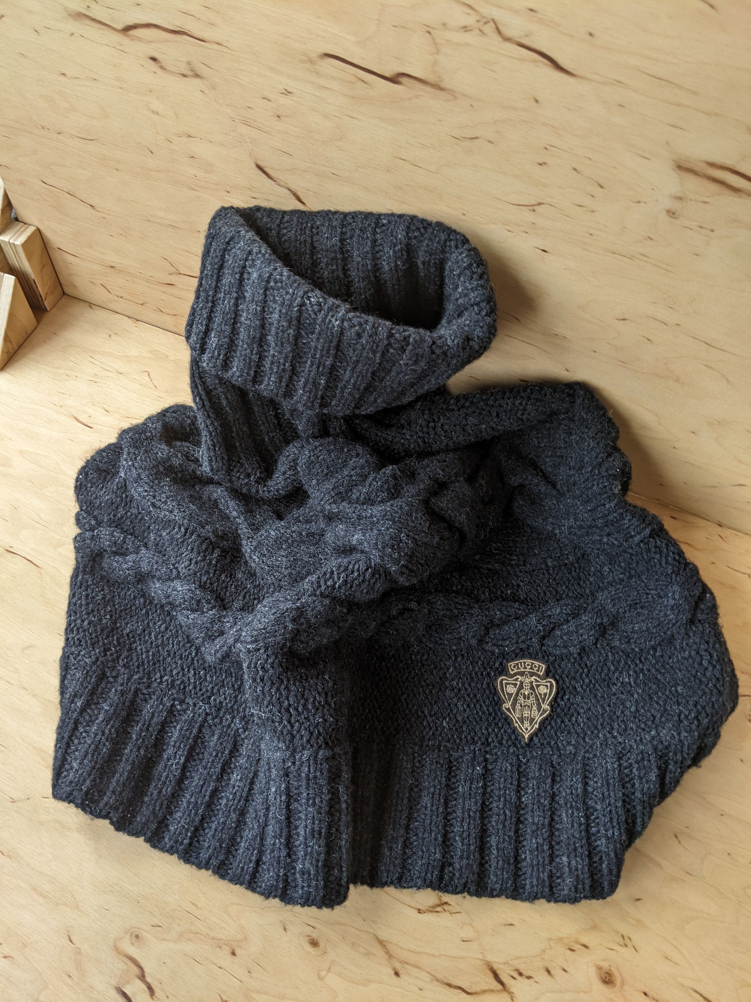 Gucci Gucci Wool Knitted Turtleneck Dicky Scarf Collar Shirtfront Size ONE SIZE - 6 Thumbnail