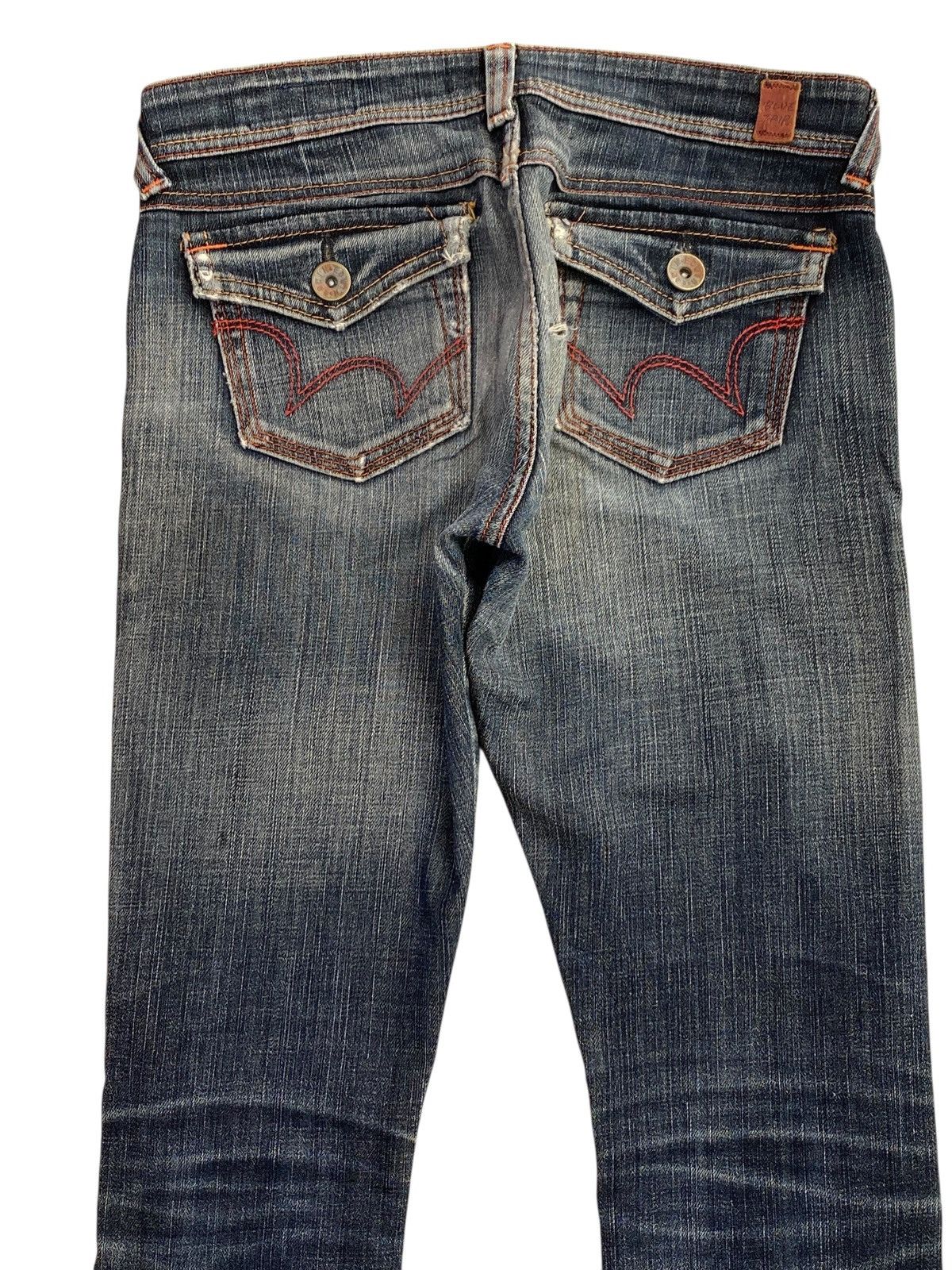 Edwin Edwin Whiskers Faded Wash Style Loose Jeans Size US 30 / EU 46 - 4 Thumbnail