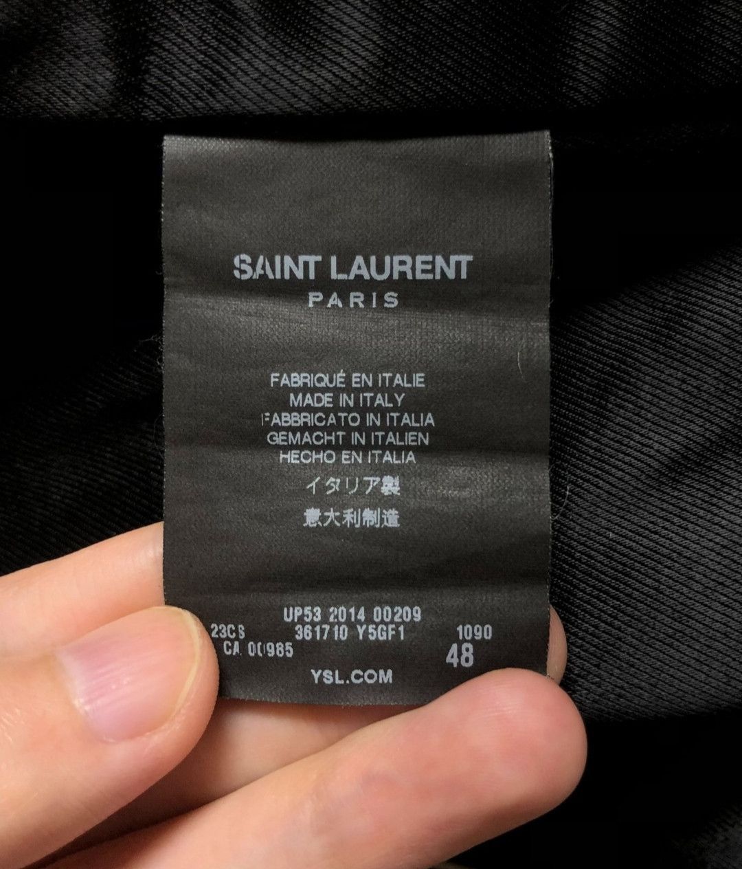 Saint Laurent Paris saint laurent Show Biker Jacket-2505 Size US M / EU 48-50 / 2 - 7 Thumbnail