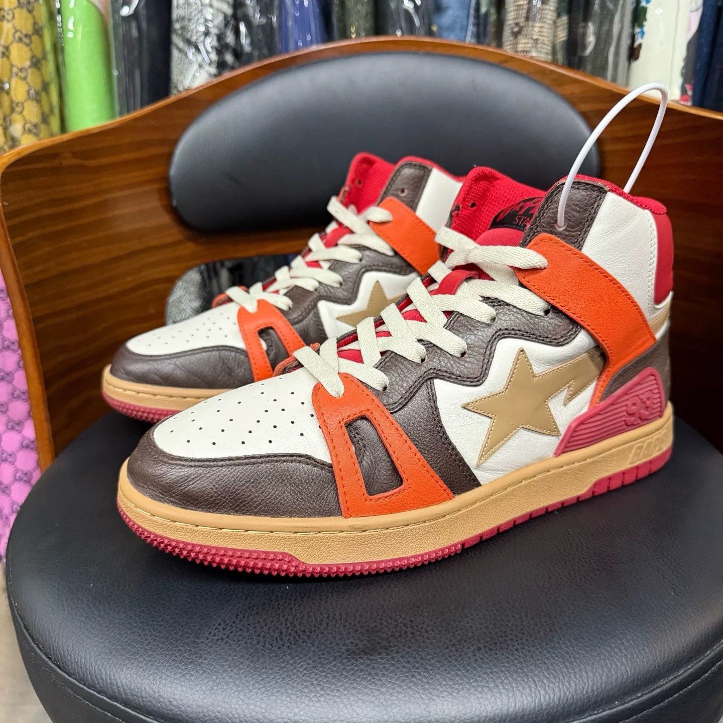 Bape Bape Beige Lowtop Sneakers 9 Men Size US 9 / EU 42 - 1 Thumbnail