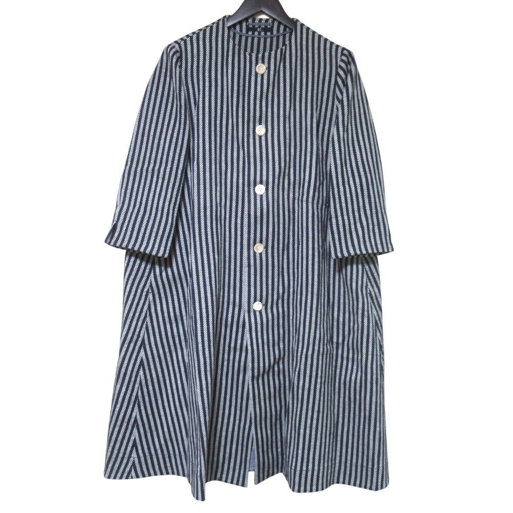 Other 45 45R Stripe Collarless Coat Textile Outerwear 8032003 DUTY FREE for USA Size ONE SIZE - 1 Thumbnail