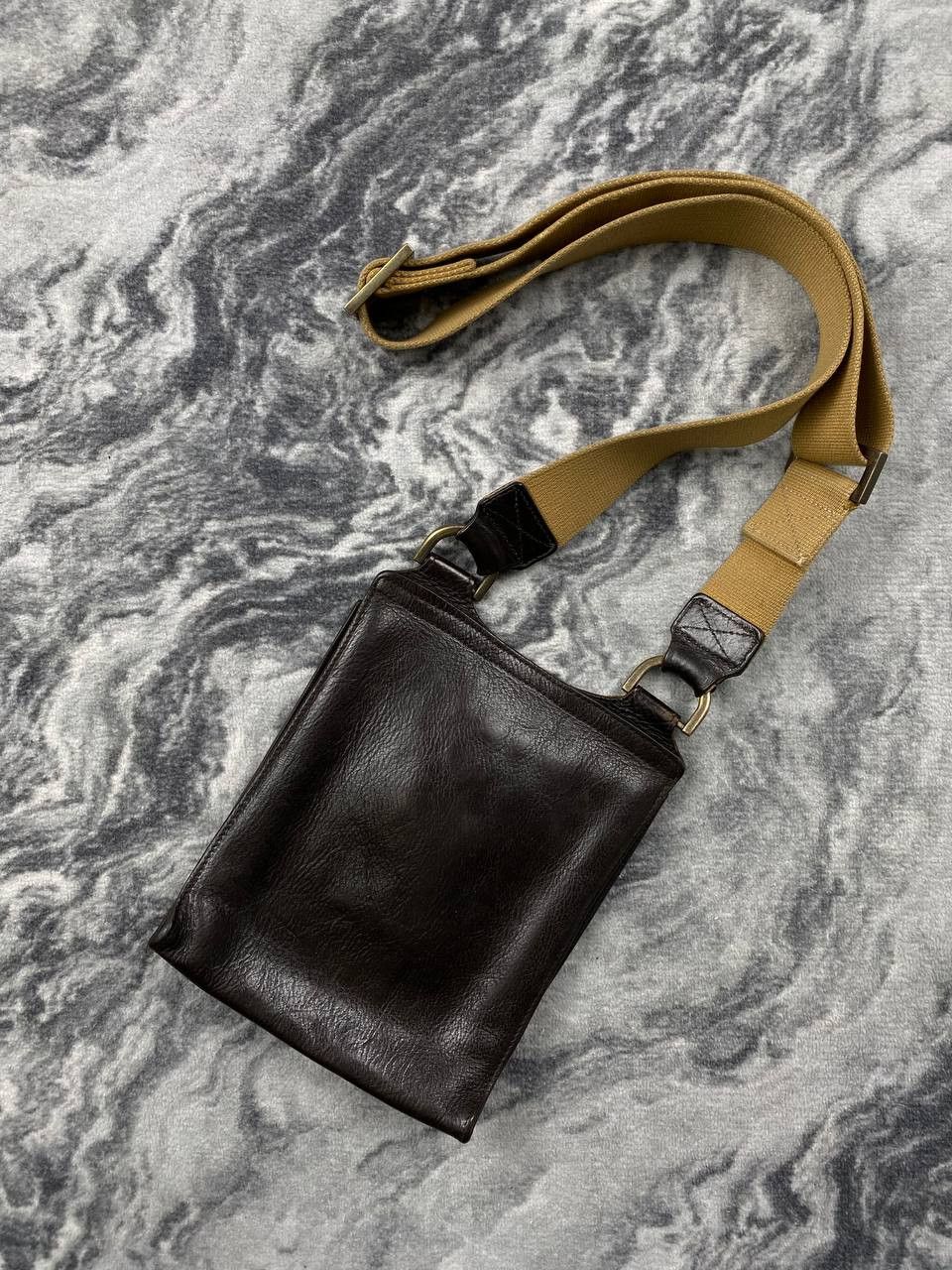 Mulberry Vintage Mulberry Leather Messenger Bag Men Brown Size ONE SIZE - 2 Thumbnail