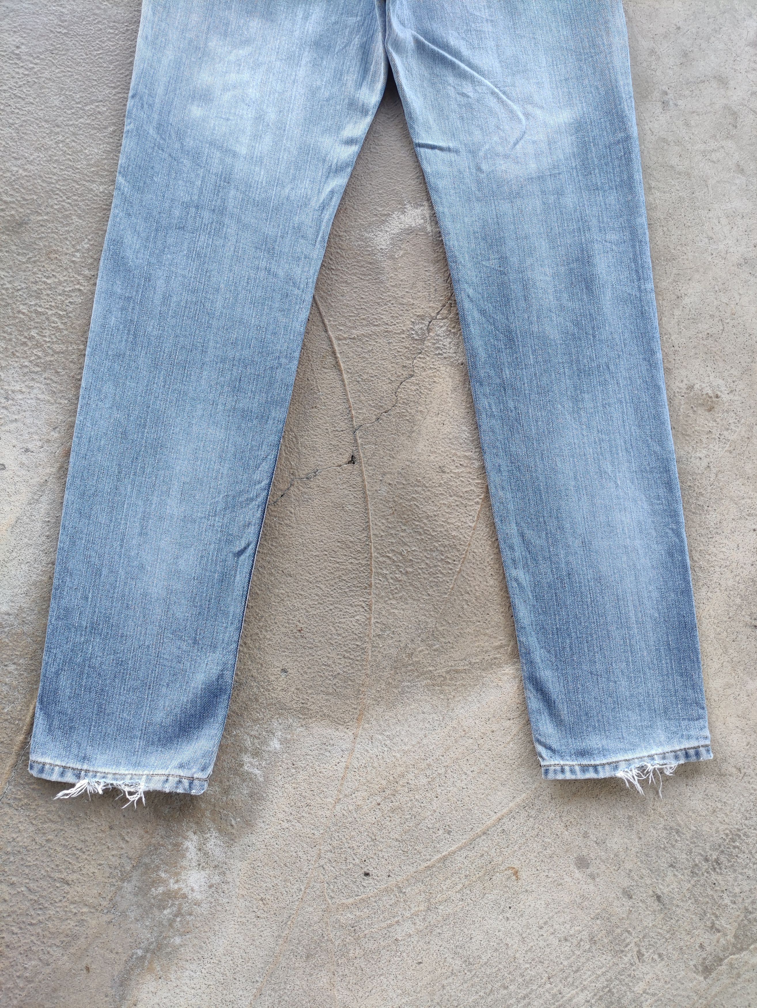 Edwin Vintage Edwin Japan Jean Distressed Faded Denim Size US 31 - 11 Thumbnail