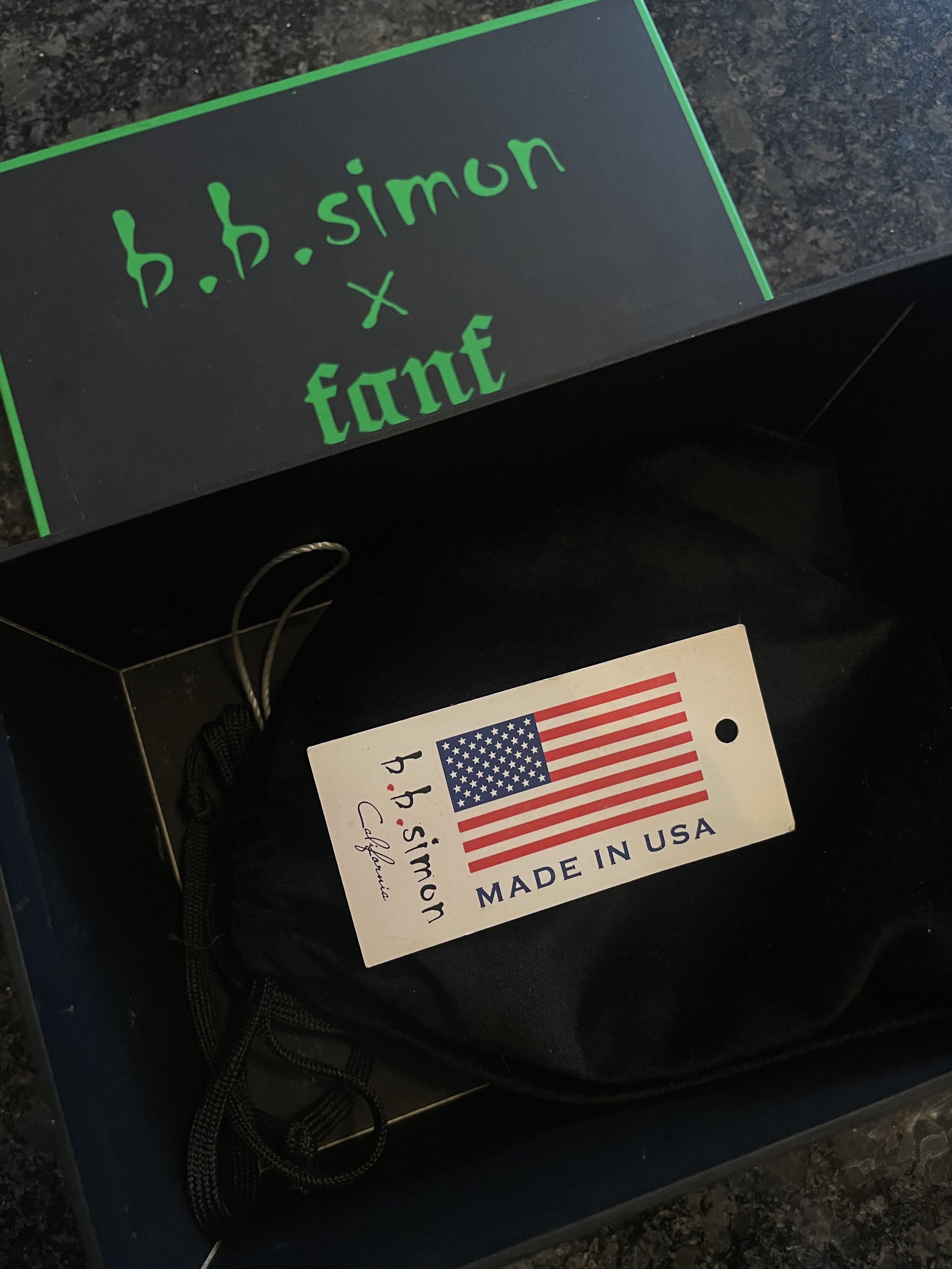 B.B. Simon FGNF (NITIN) x B.B. Simon “APU” Belt Black Size 34 - 6 Thumbnail