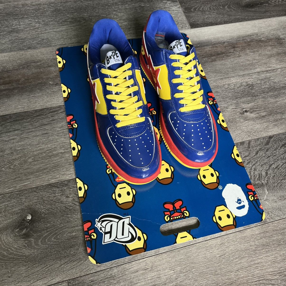 Bape × DC Comics RARE OG 2007 A BATHING APE BAPE DC COMICS SUPERMAN BAPESTAS Size US 12 / EU 45 - 14 Thumbnail