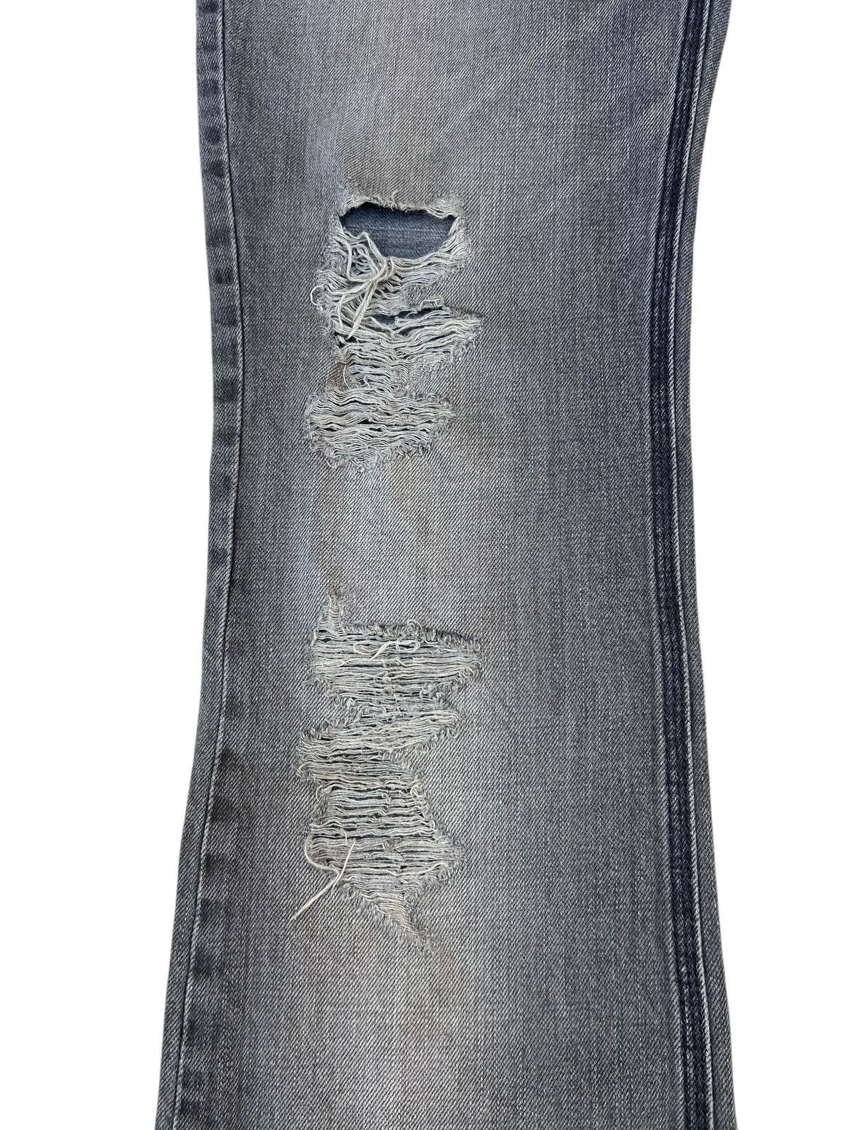 Vintage Of The Neige- Style Japan Rips Distress Denim Bootcut Jeans Size US 31 - 7 Thumbnail
