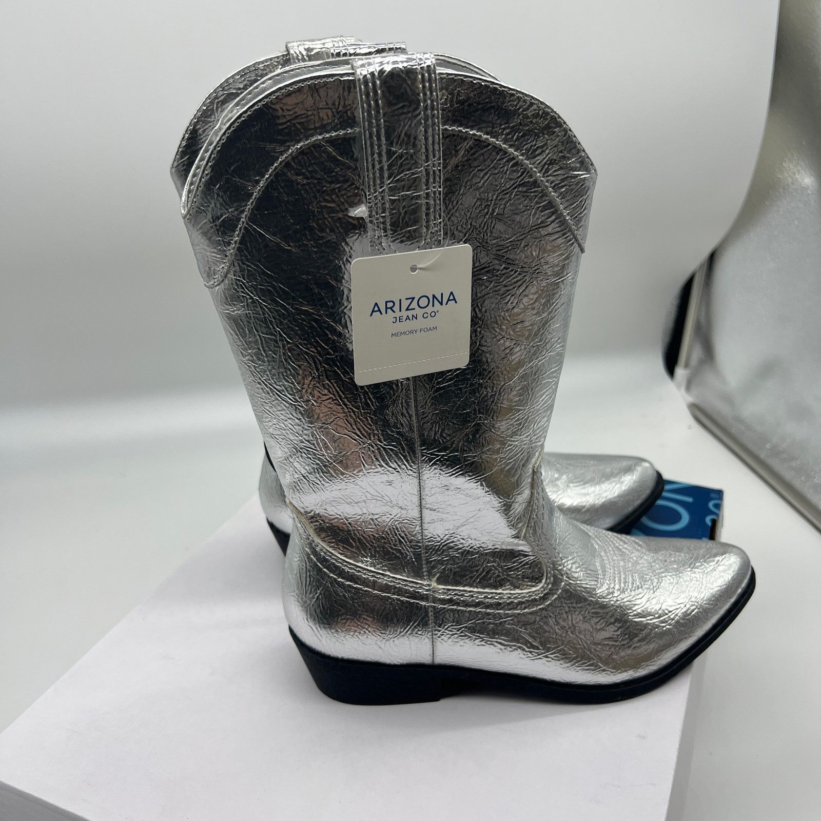 Other Arizona Jean Co Womens Western Heel Bootie Size US 6.5 / IT 36.5 - 2 Thumbnail