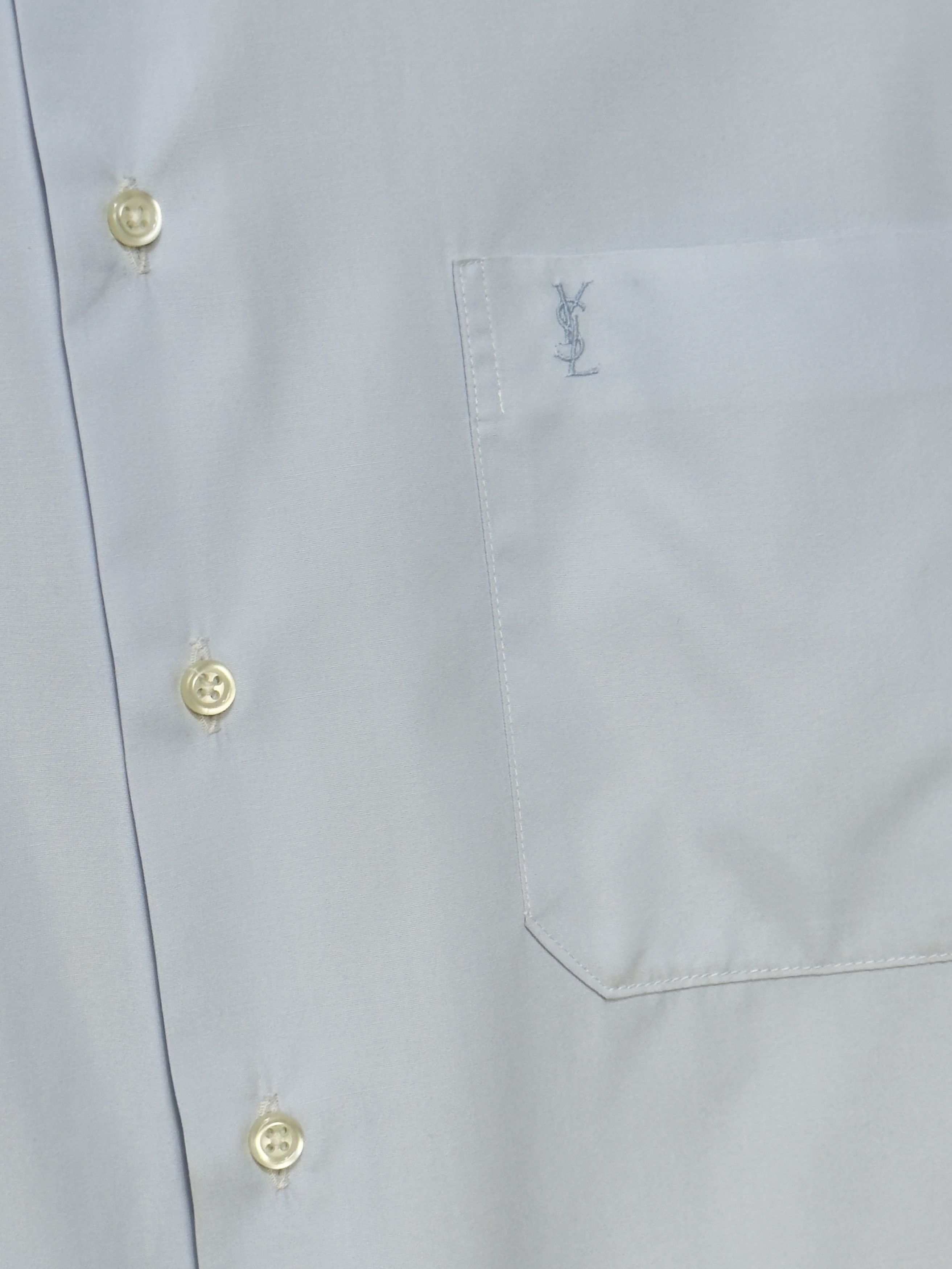Yves Saint Laurent 🔥 Vintage Saint Laurent Shirt ysl cotton size L Size US L / EU 52-54 / 3 - 3 Thumbnail